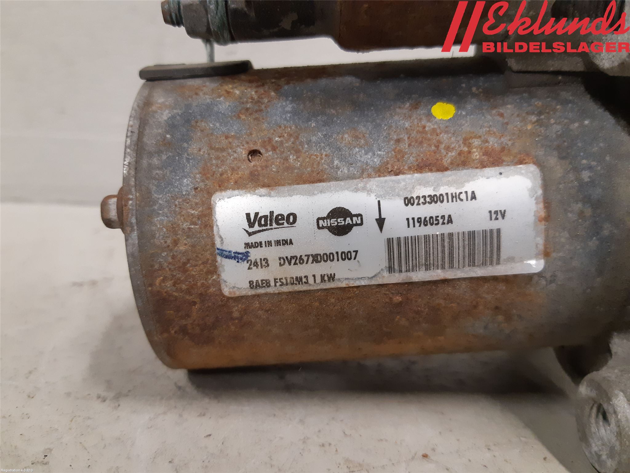 Nissan MICRA 11-16 Startmotor