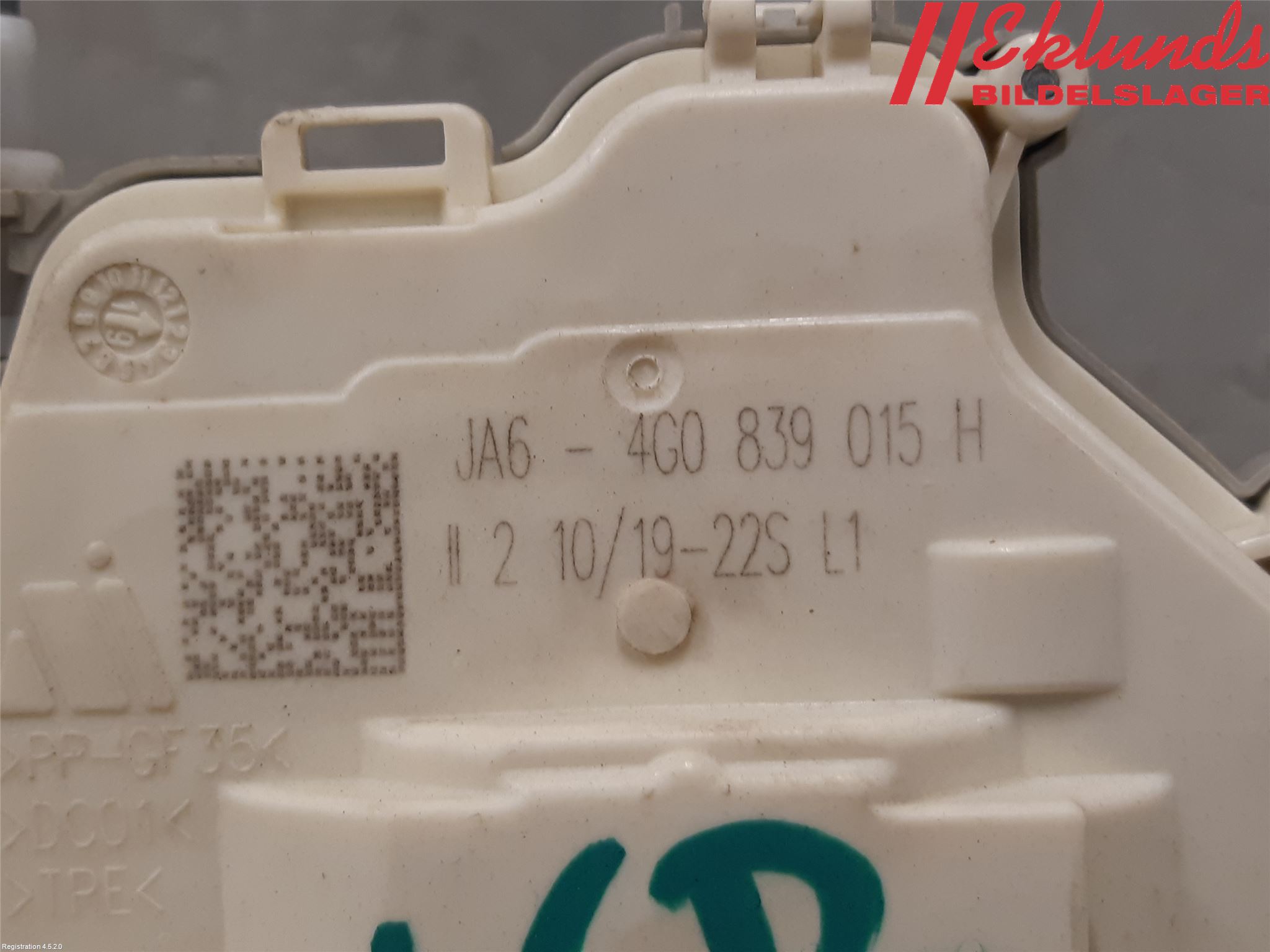 Audi A4/S4 B9 16-19 Låskista-Dörrlås