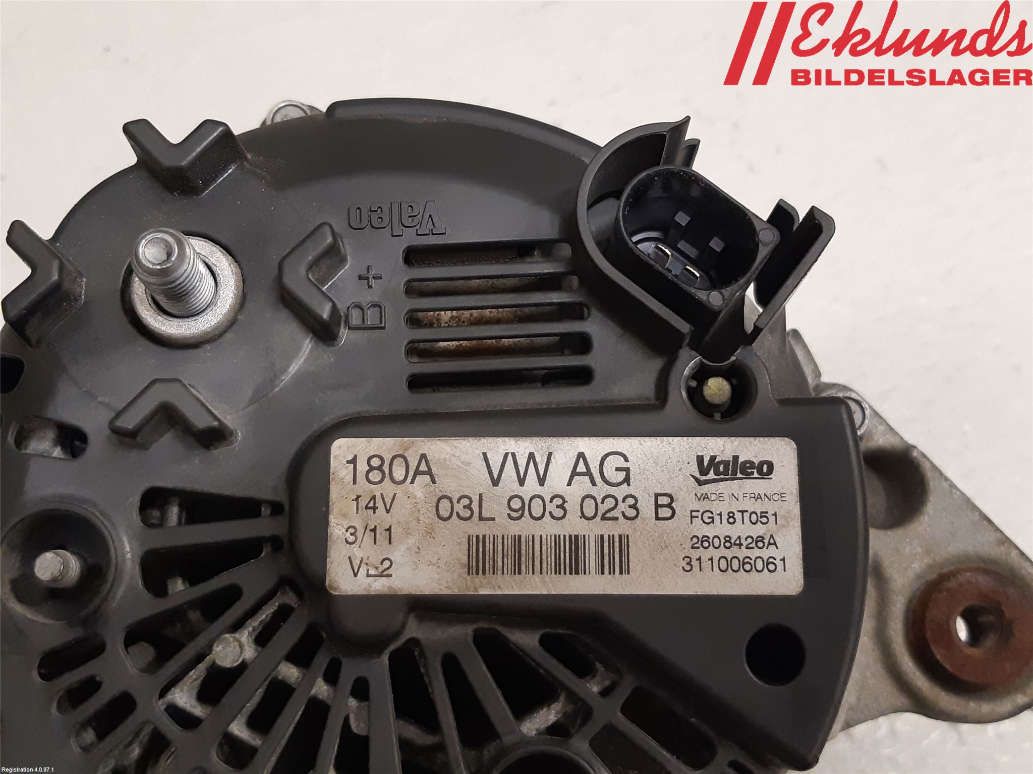 Volkswagen VW SHARAN 11- Generator