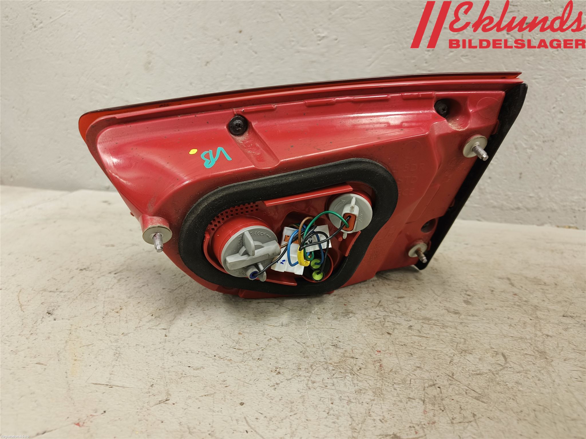 Kia RIO 17- Bakljus Lucka Vä