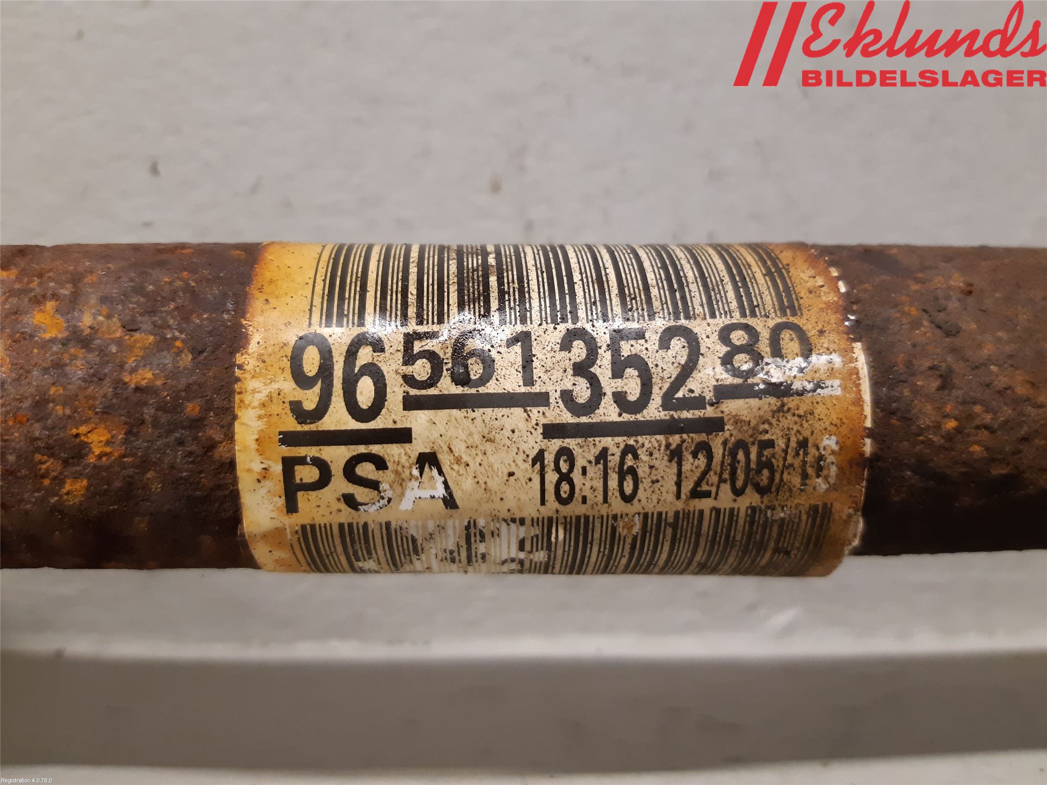 Citroen C3 10-17 Drivaxel Fram Vänster