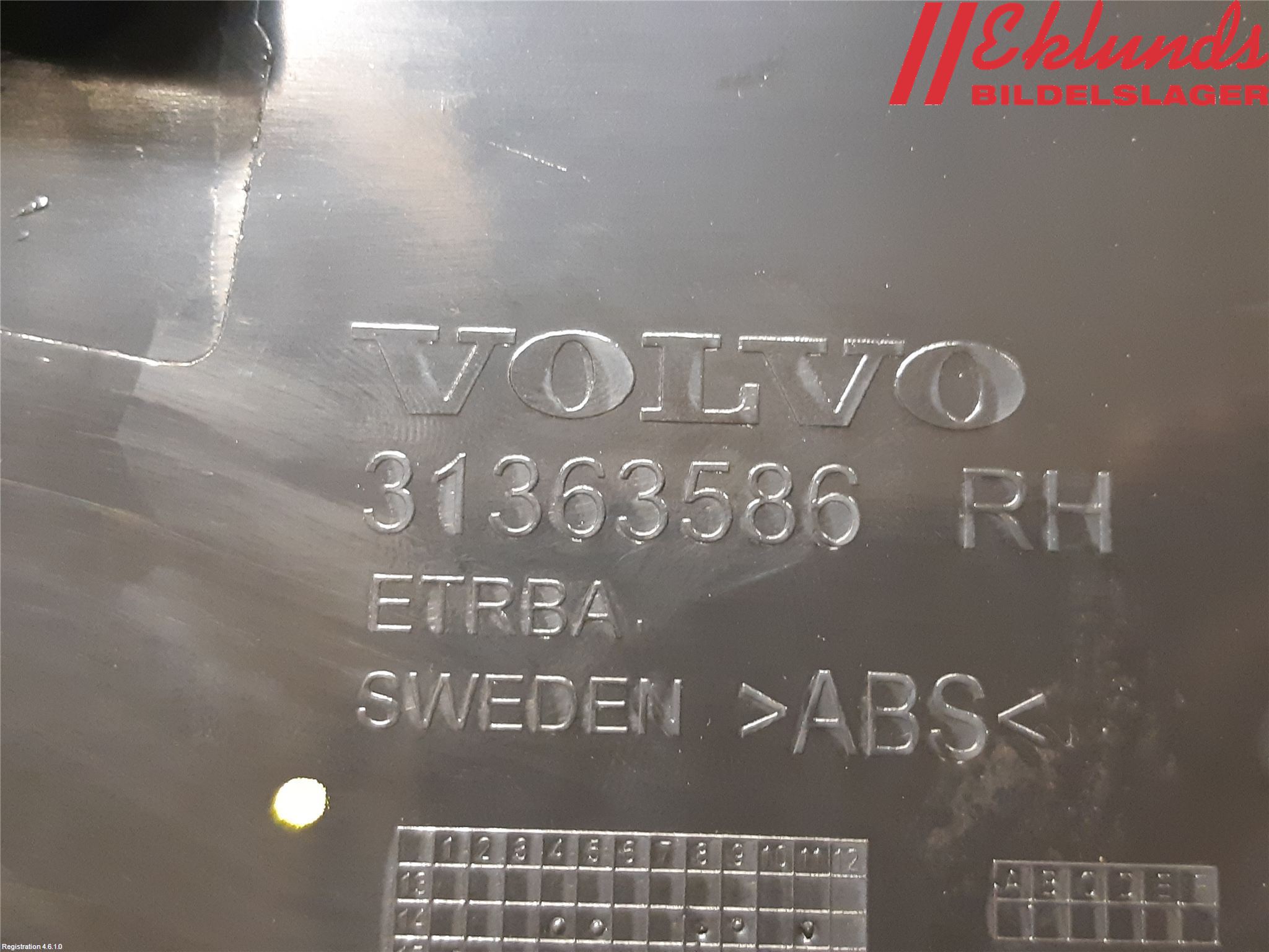 Volvo XC90/RECHARGE 16- Inr Plastd A-B-C Stolpe