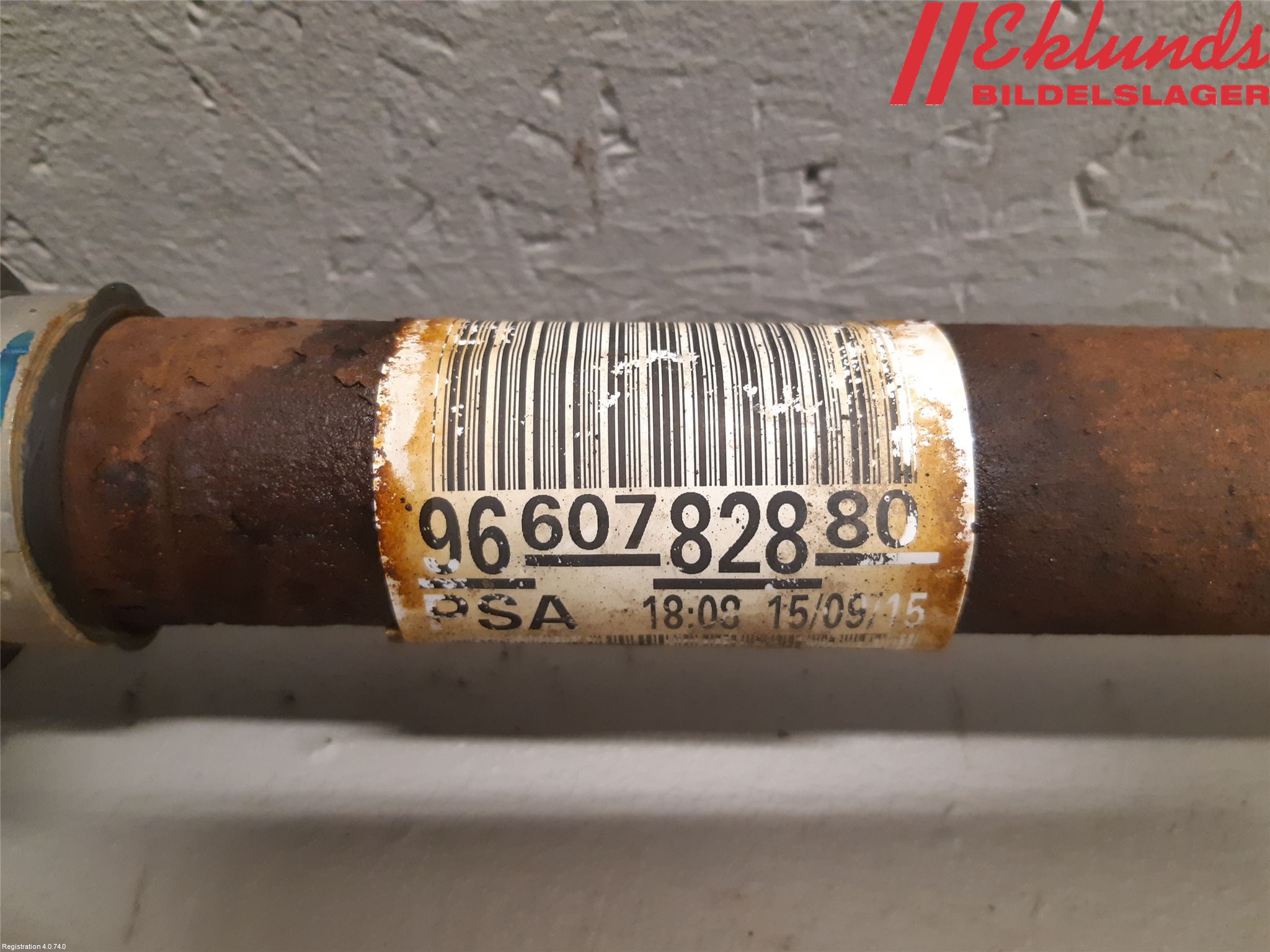 Citroen BERLINGO 08-18 Drivaxel Fram Höger