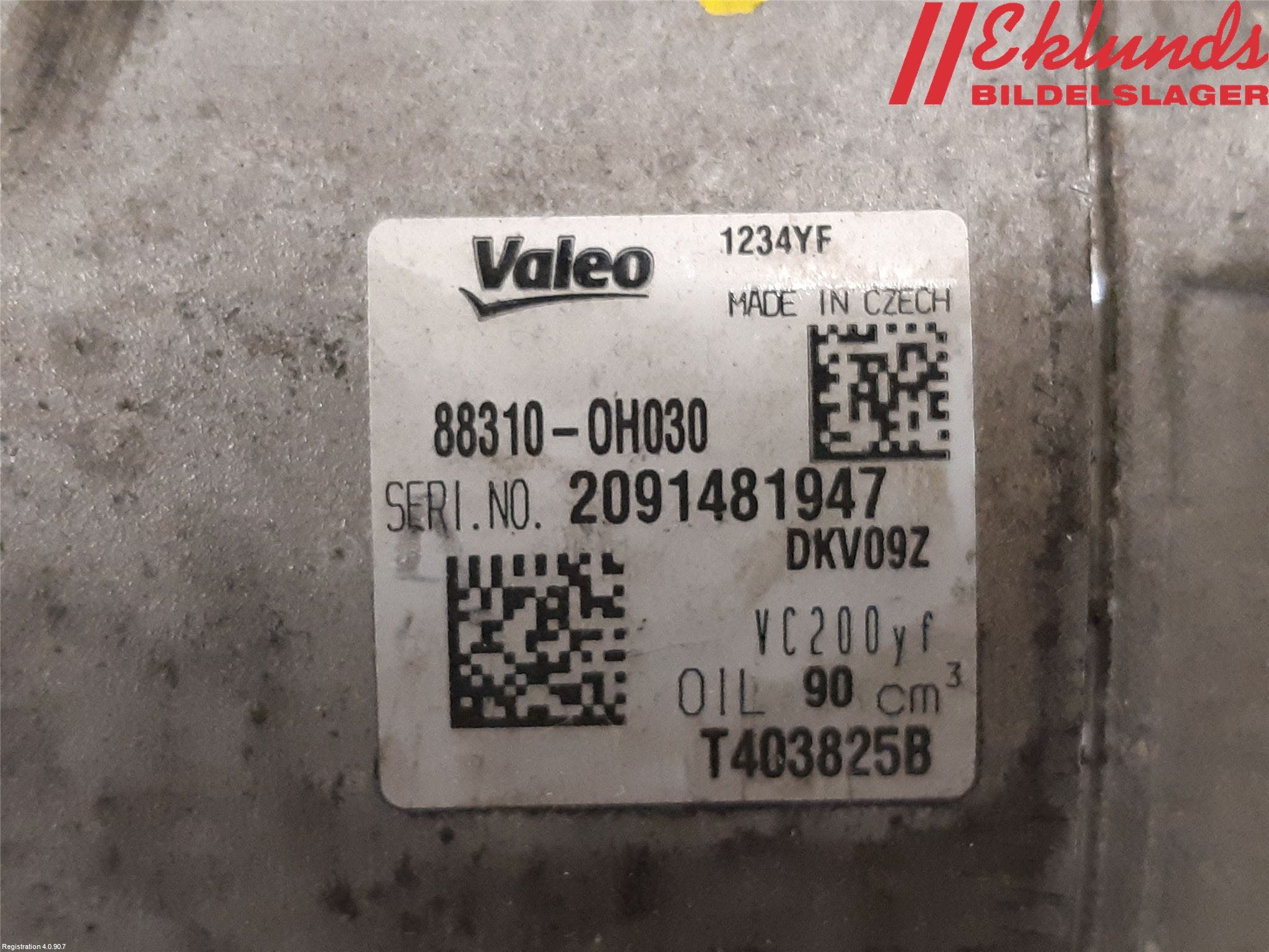 Toyota AYGO X AB70 22- Ac Kompressor