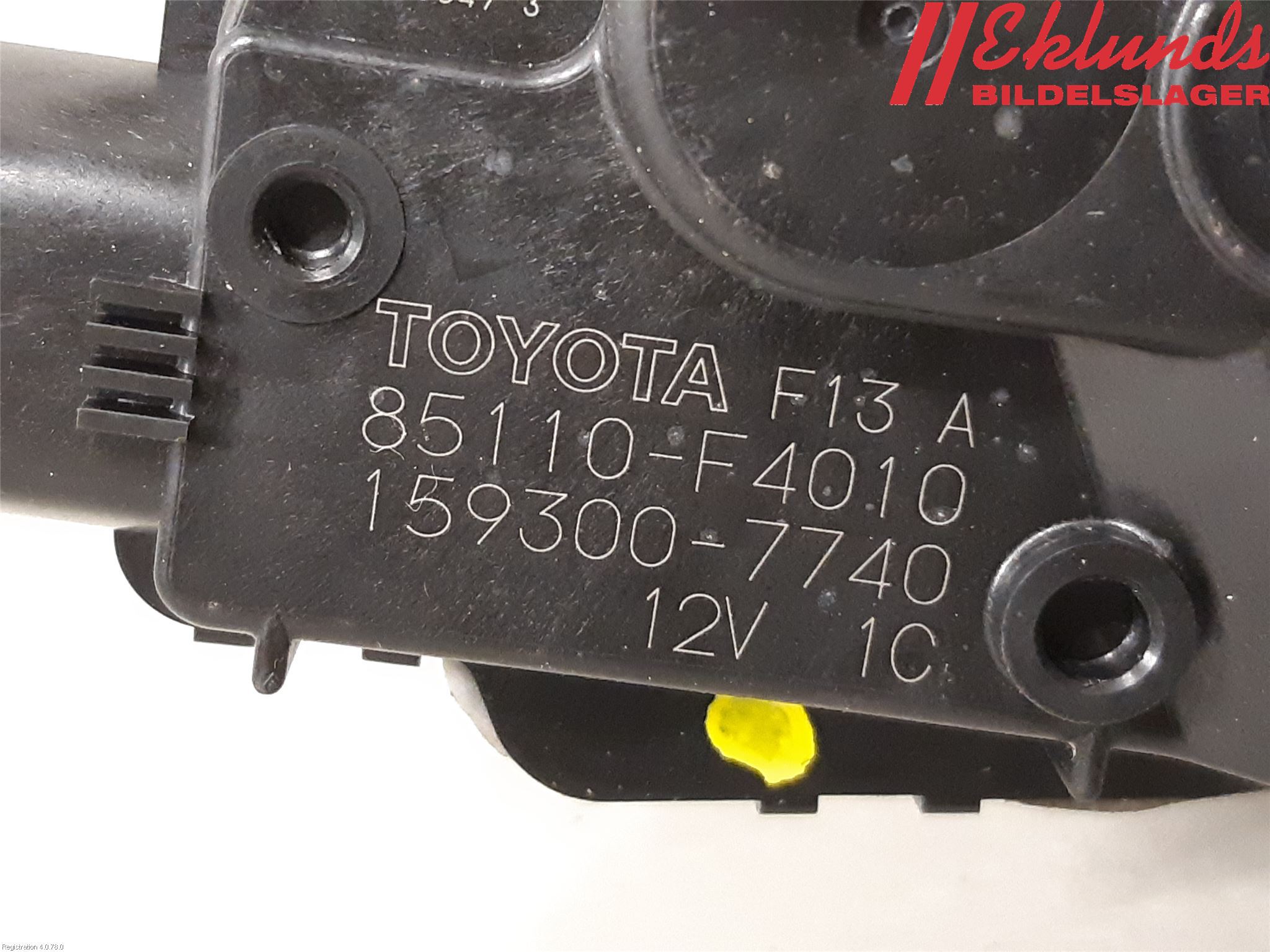 Toyota C-HR 16-23 Torkarmotor Vindruta