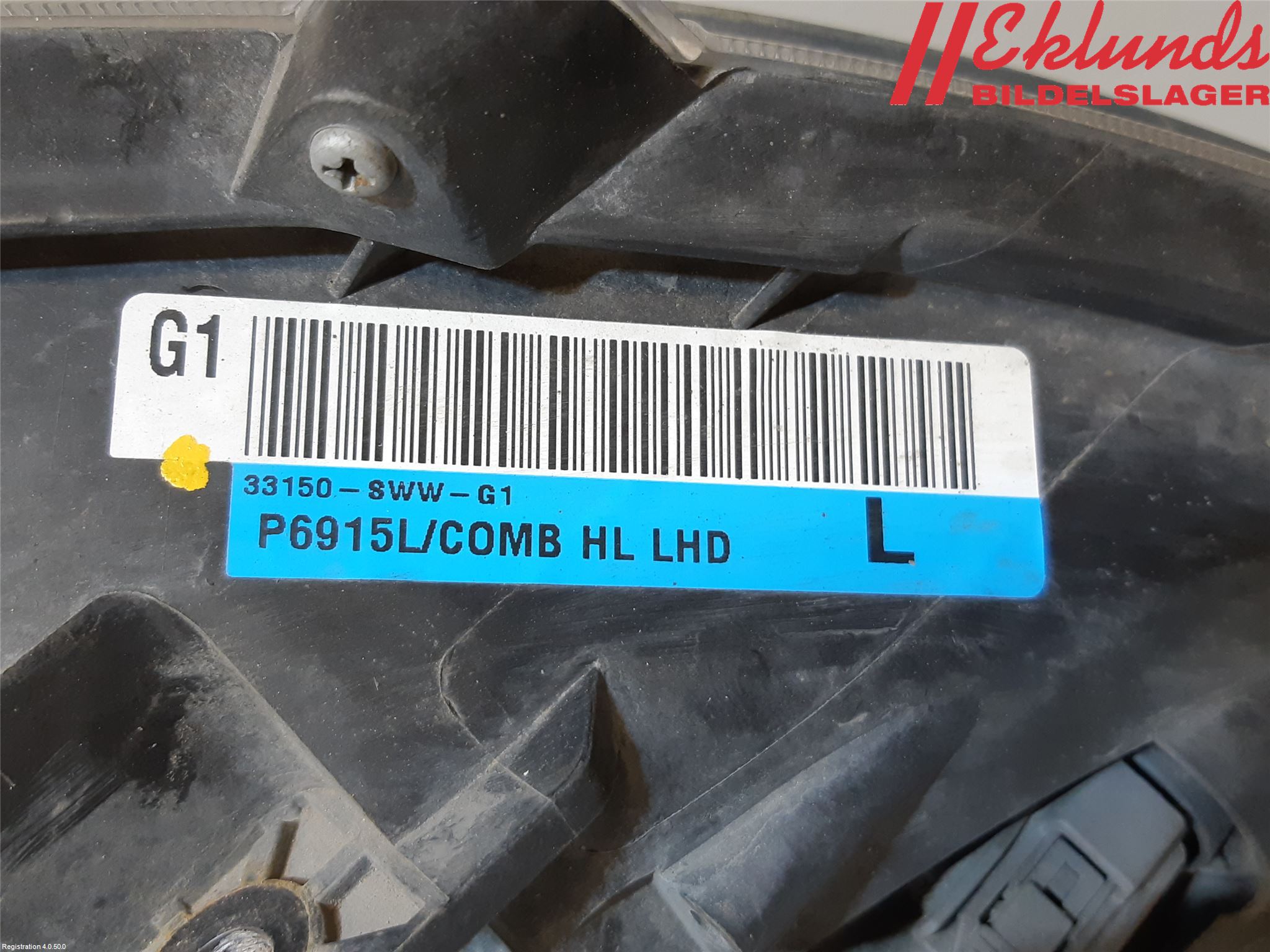 Honda CR-V 07-12 Strålkastare Vänster