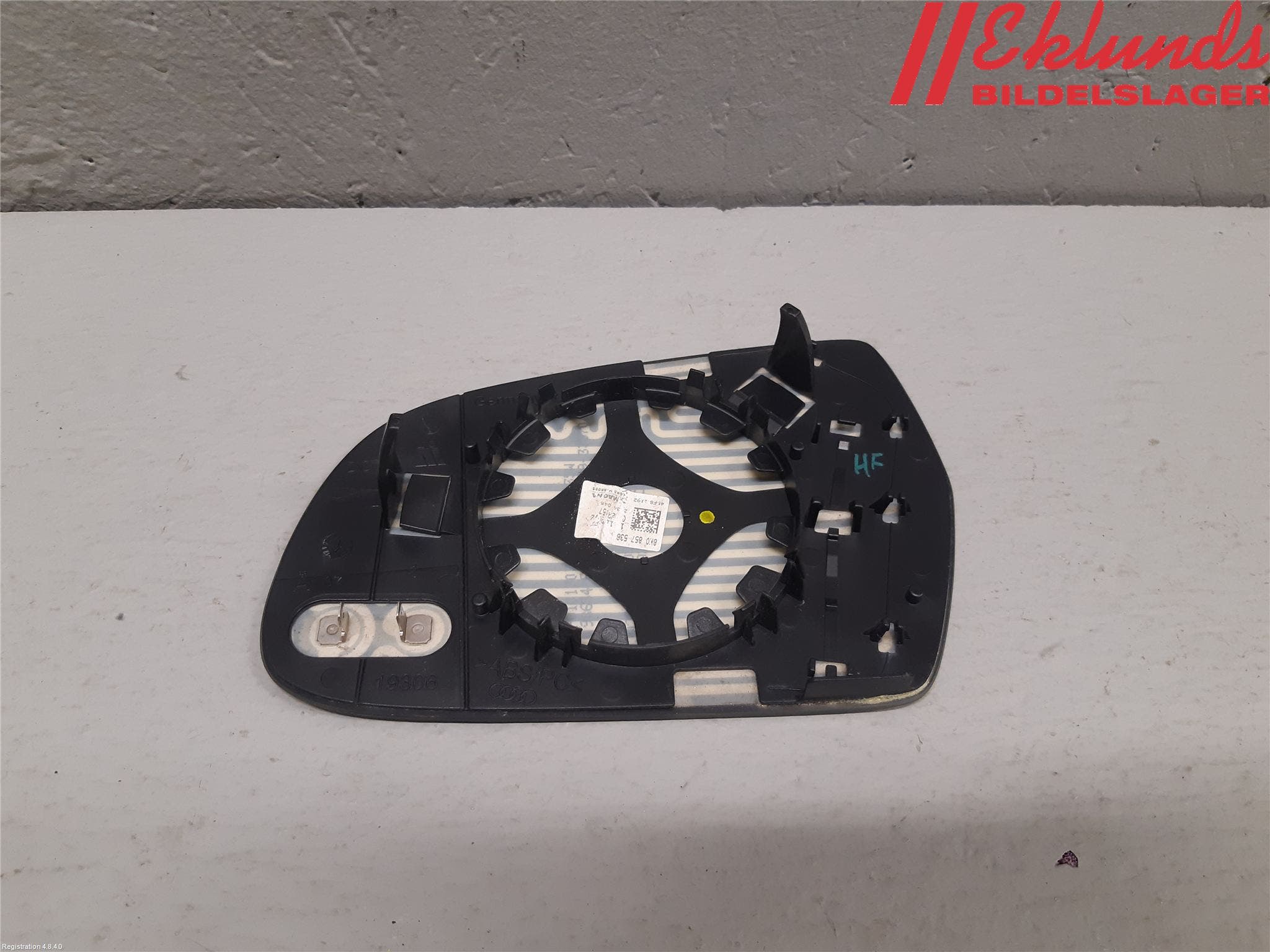 Audi A4/S4 08-11 Spegelglas Hö