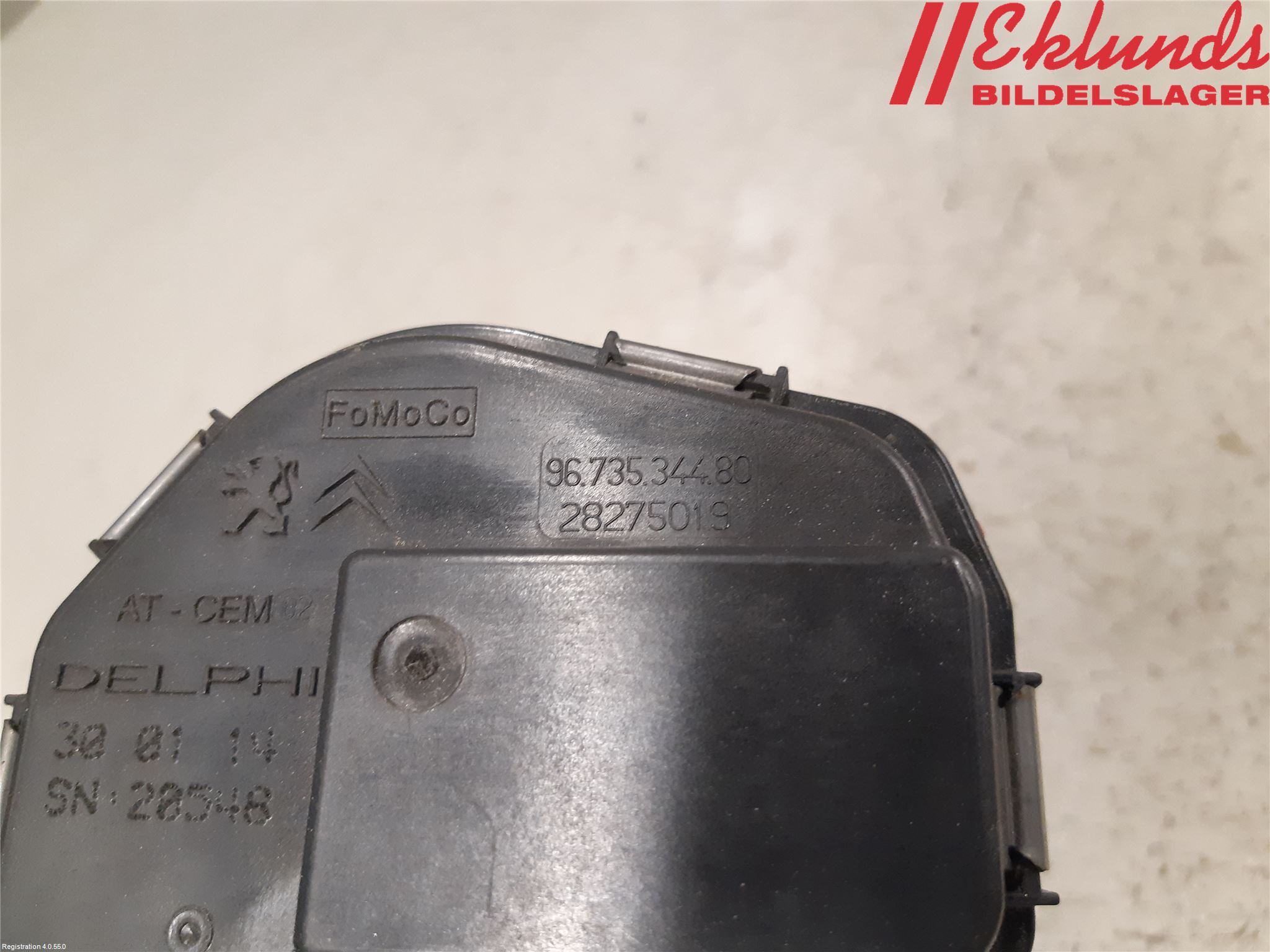 Volvo V40 12-19 Injspjällhus