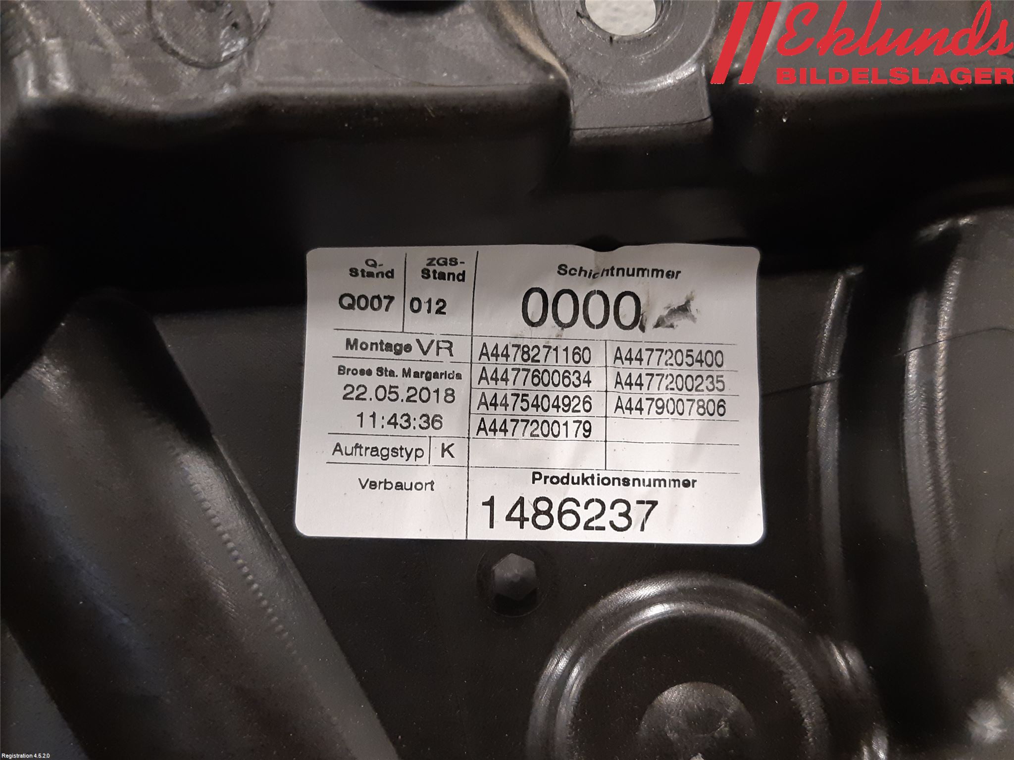 Mercedes-Benz MB VITO/V-KLASS (W640,W447,W448) 14- Fönsterhiss El Kompl