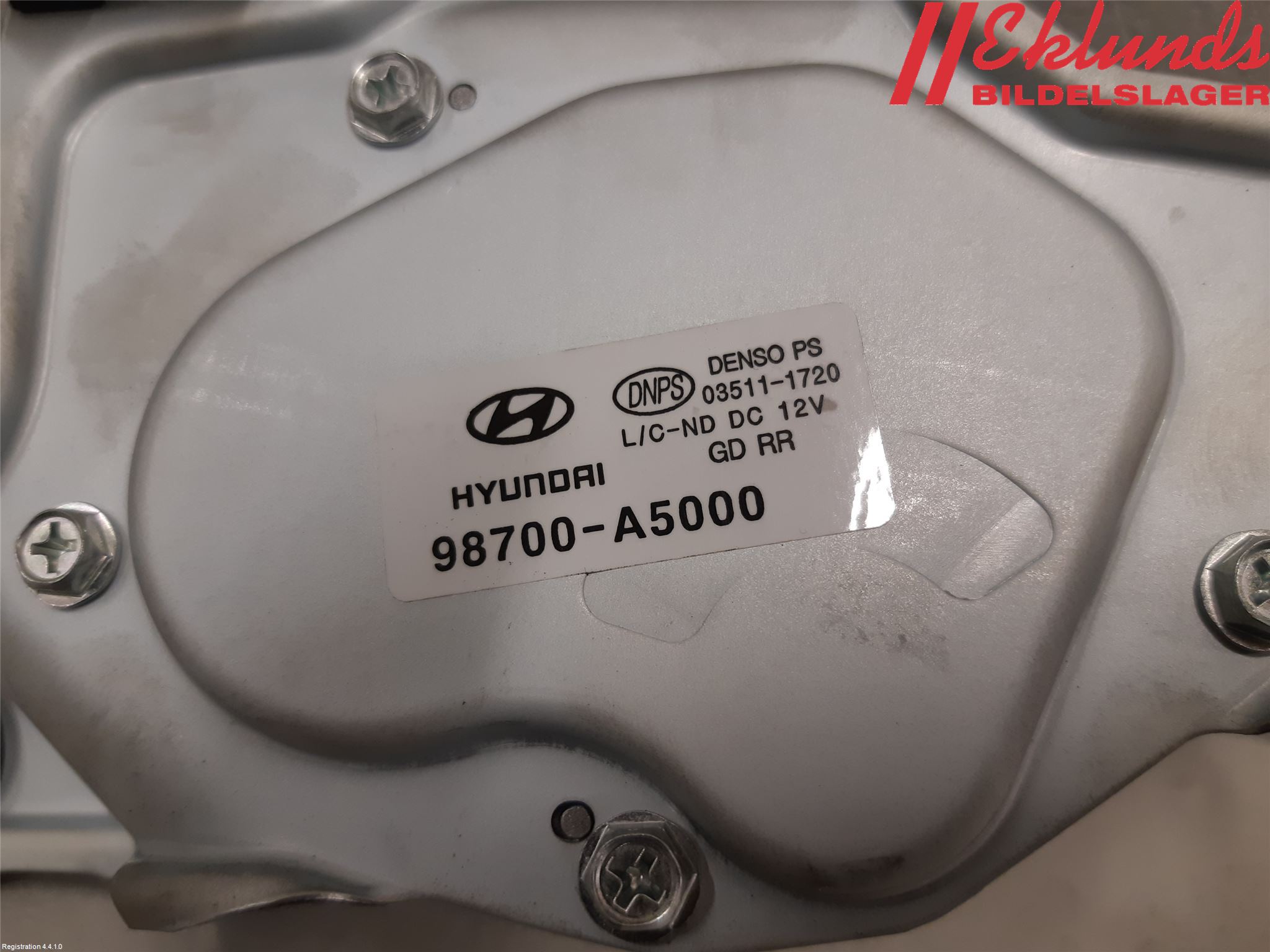 Hyundai i30 GD 13-17 Torkarmotor Baklucka