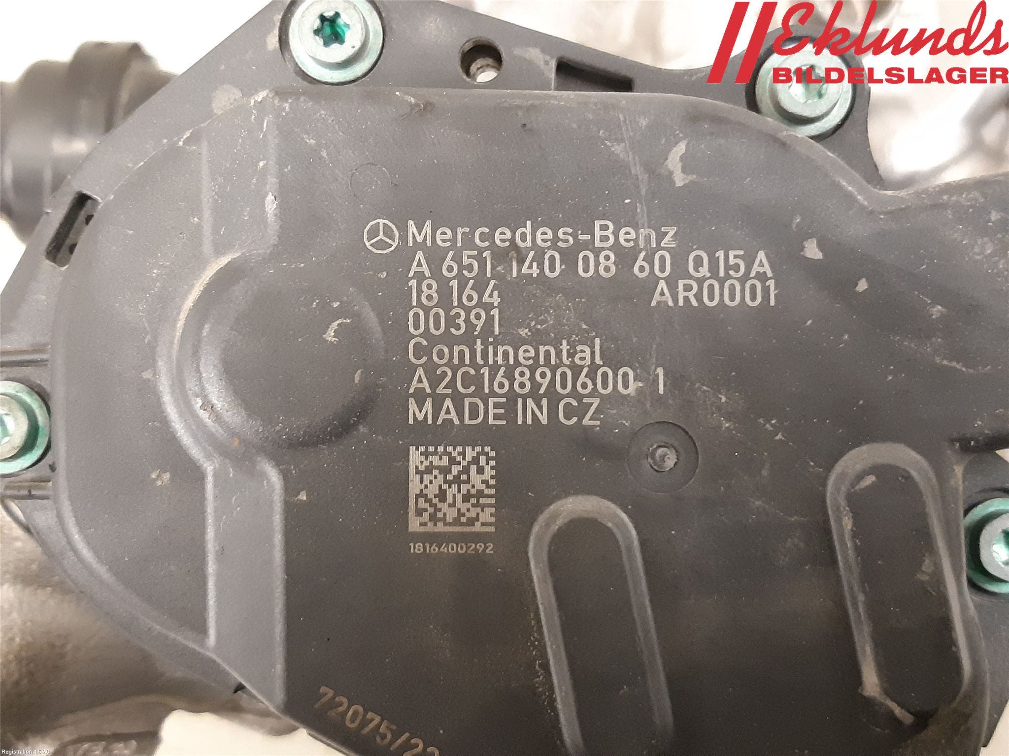 Mercedes-Benz MB SPRINTER (W907/W910) 19- Egr Ventil