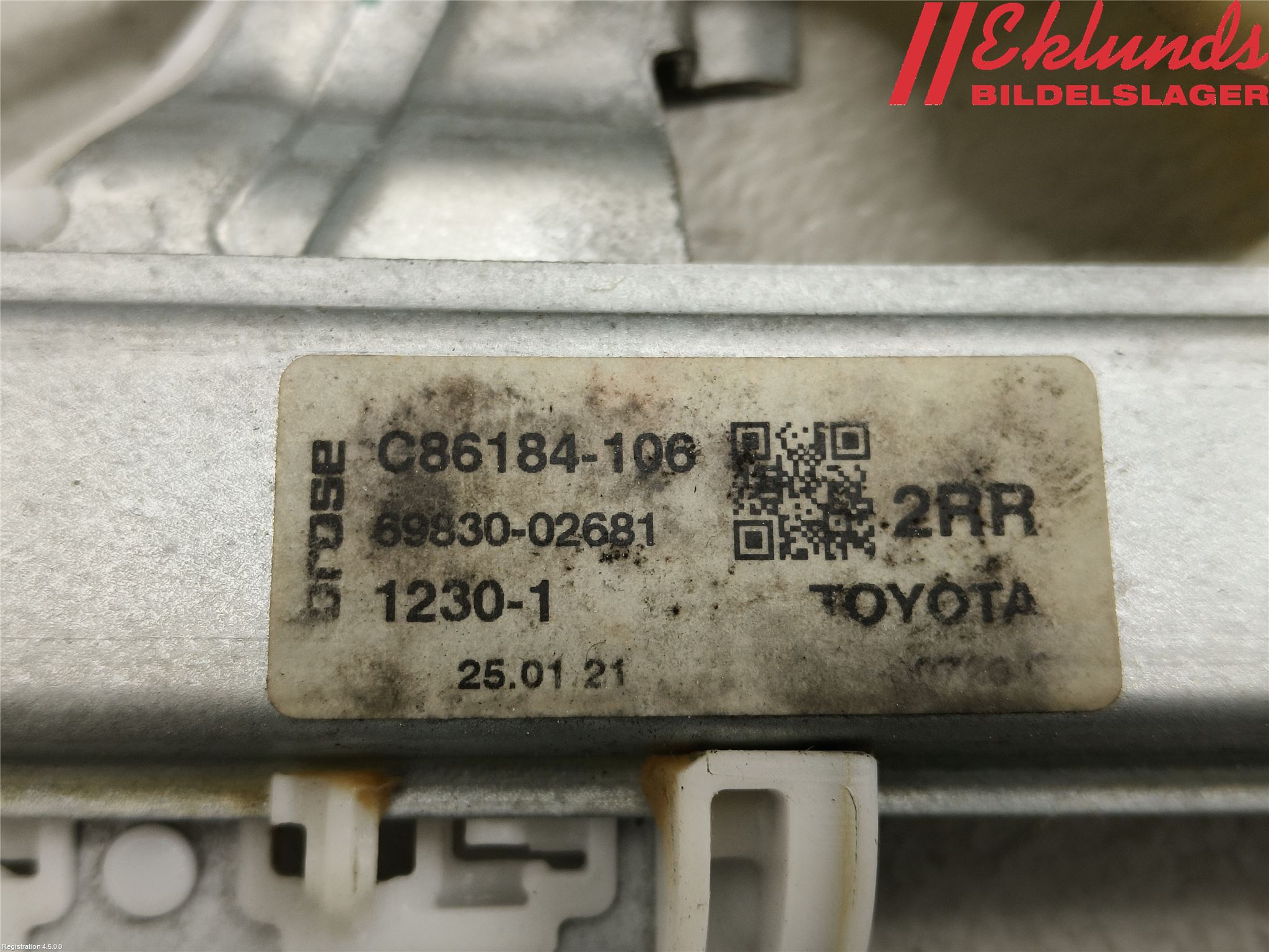 Toyota COROLLA 19- Fönsterhiss El Kompl