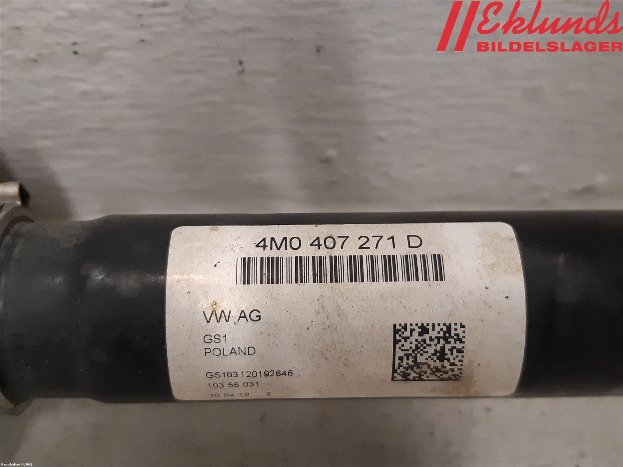 Audi Q7/SQ7 Drivaxel Fram Höger