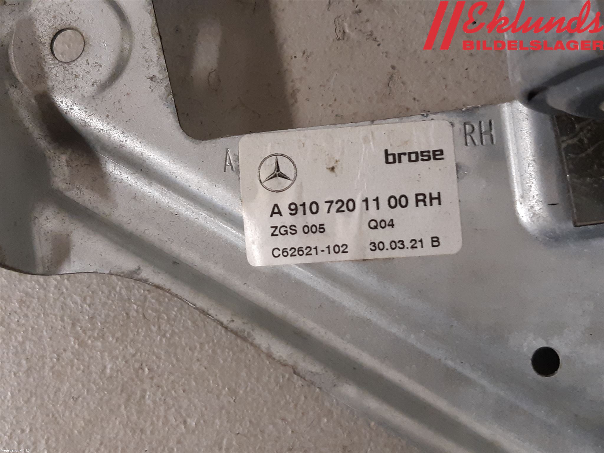 Mercedes-Benz MB SPRINTER (W907/W910) 19- Fönsterhiss El Kompl