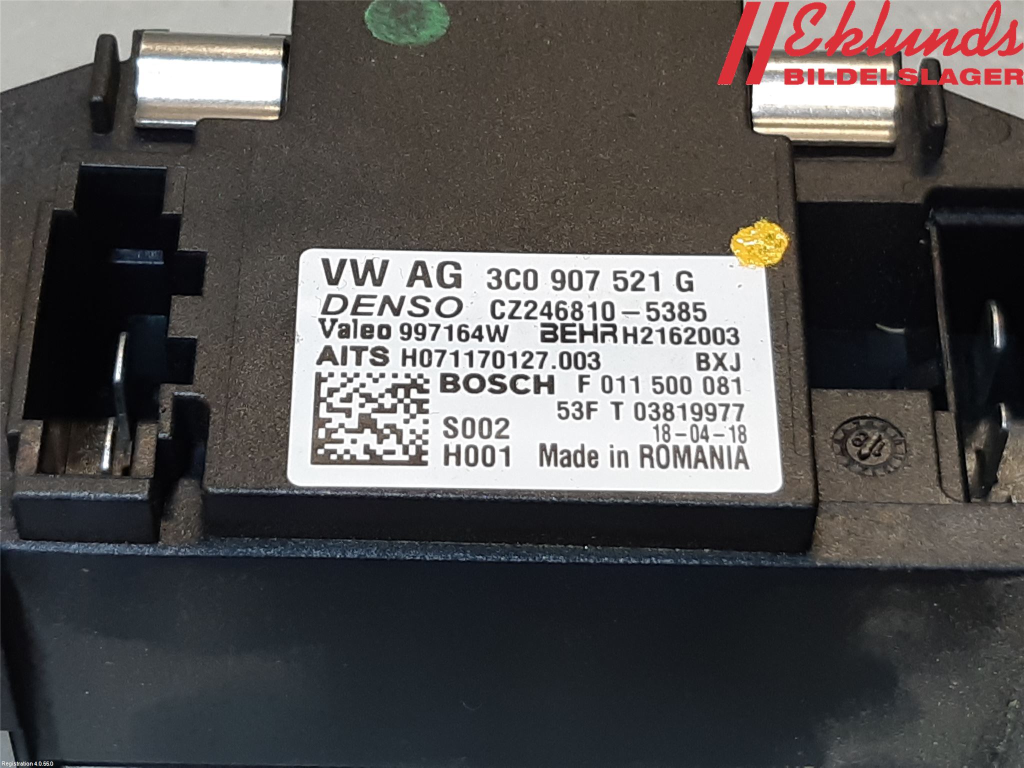 Volkswagen VW AMAROK 2H 10-22 Värmefläktsmotstånd
