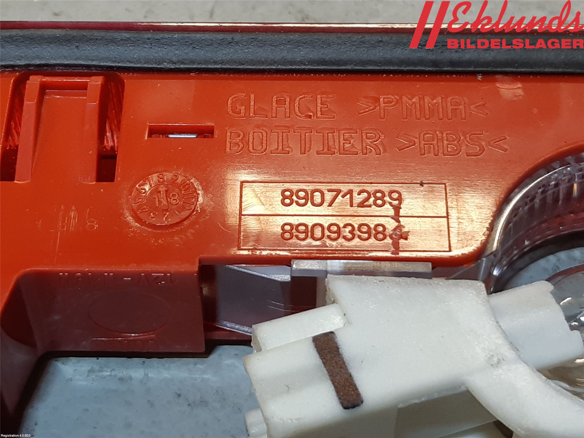 Opel COMBO E 19- Bromsljus Bakruta