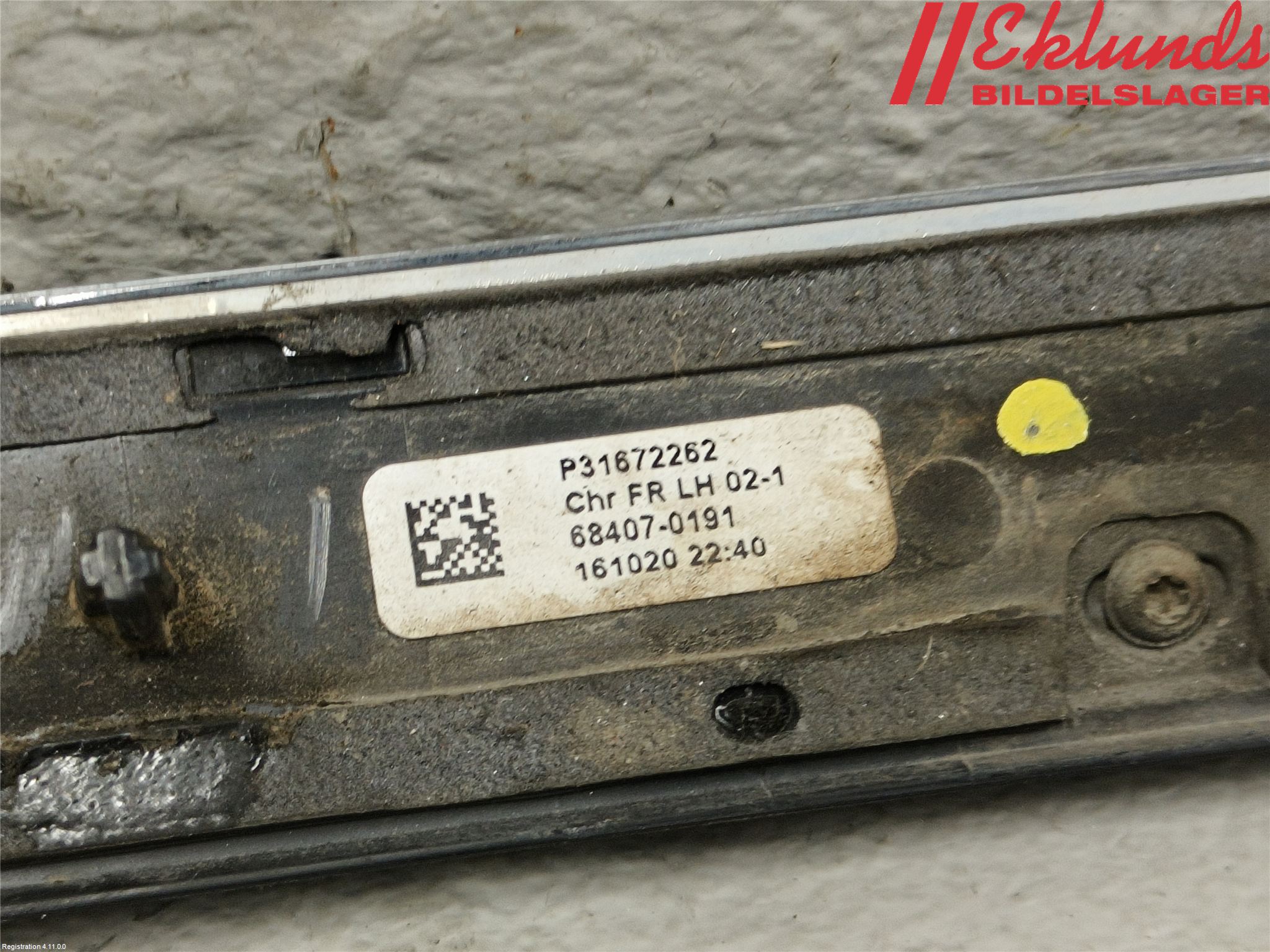 Volvo S90 17->> Dörr Dekorlist Fram Vä