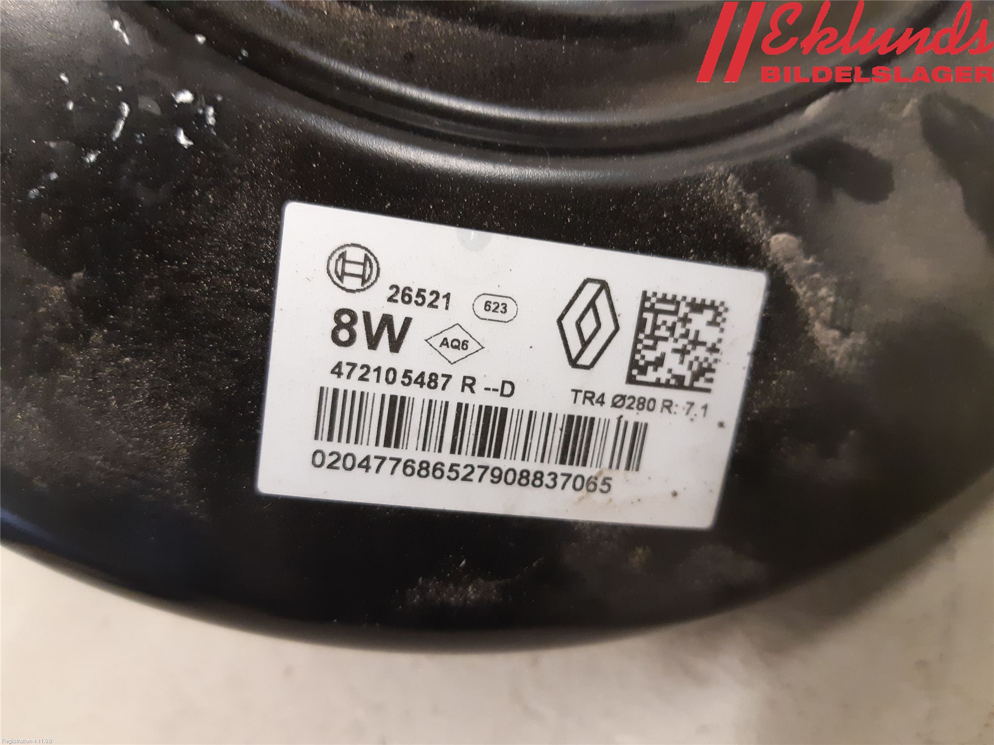 Renault KANGOO/E-TECH 21- Bromsservo