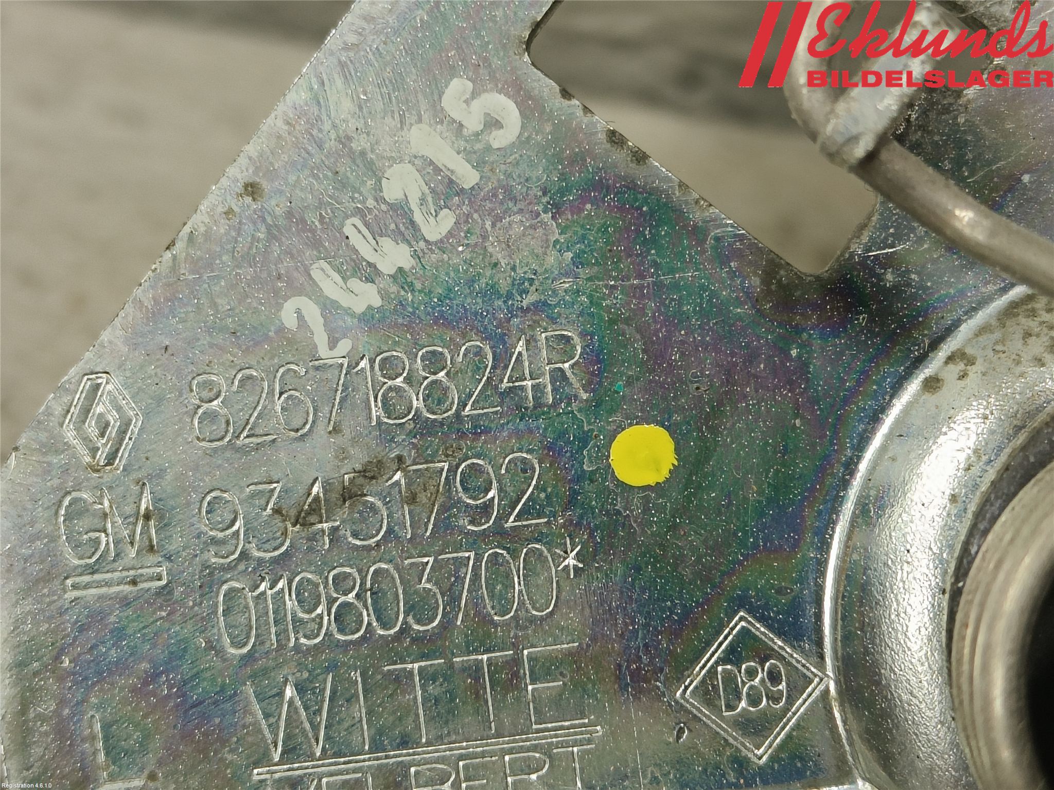 Renault TRAFIC/E-TECH 15- Dörrhandtag Inre Vä