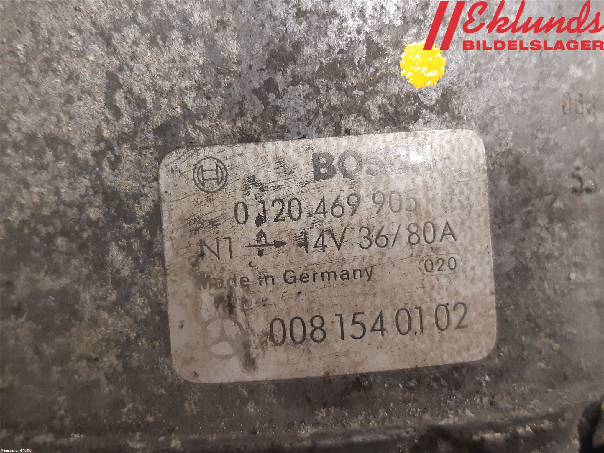Mercedes-Benz MB G-KLASS (W461/463) 89- Generator