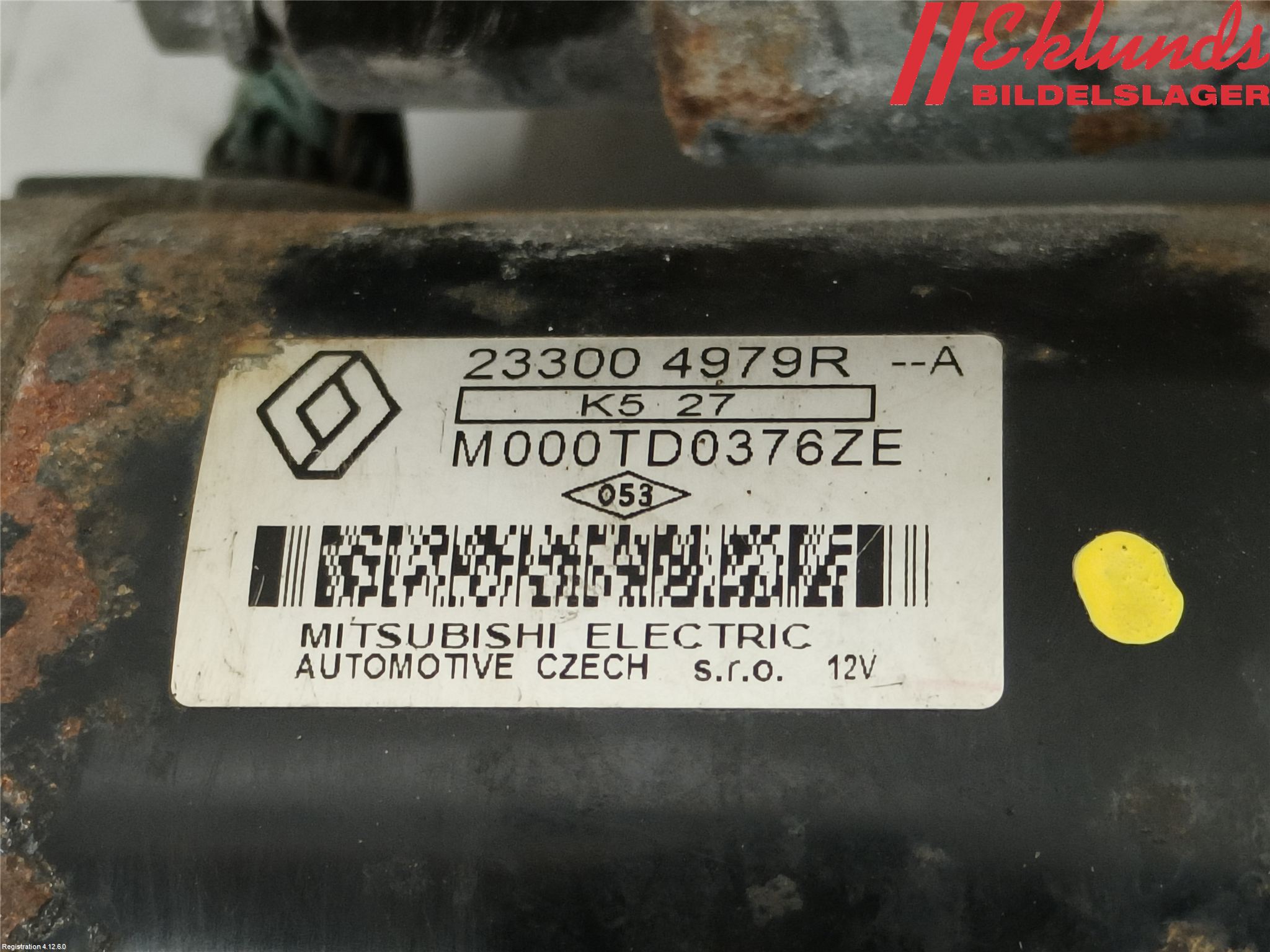 Nissan QASHQAI 14-17 Startmotor