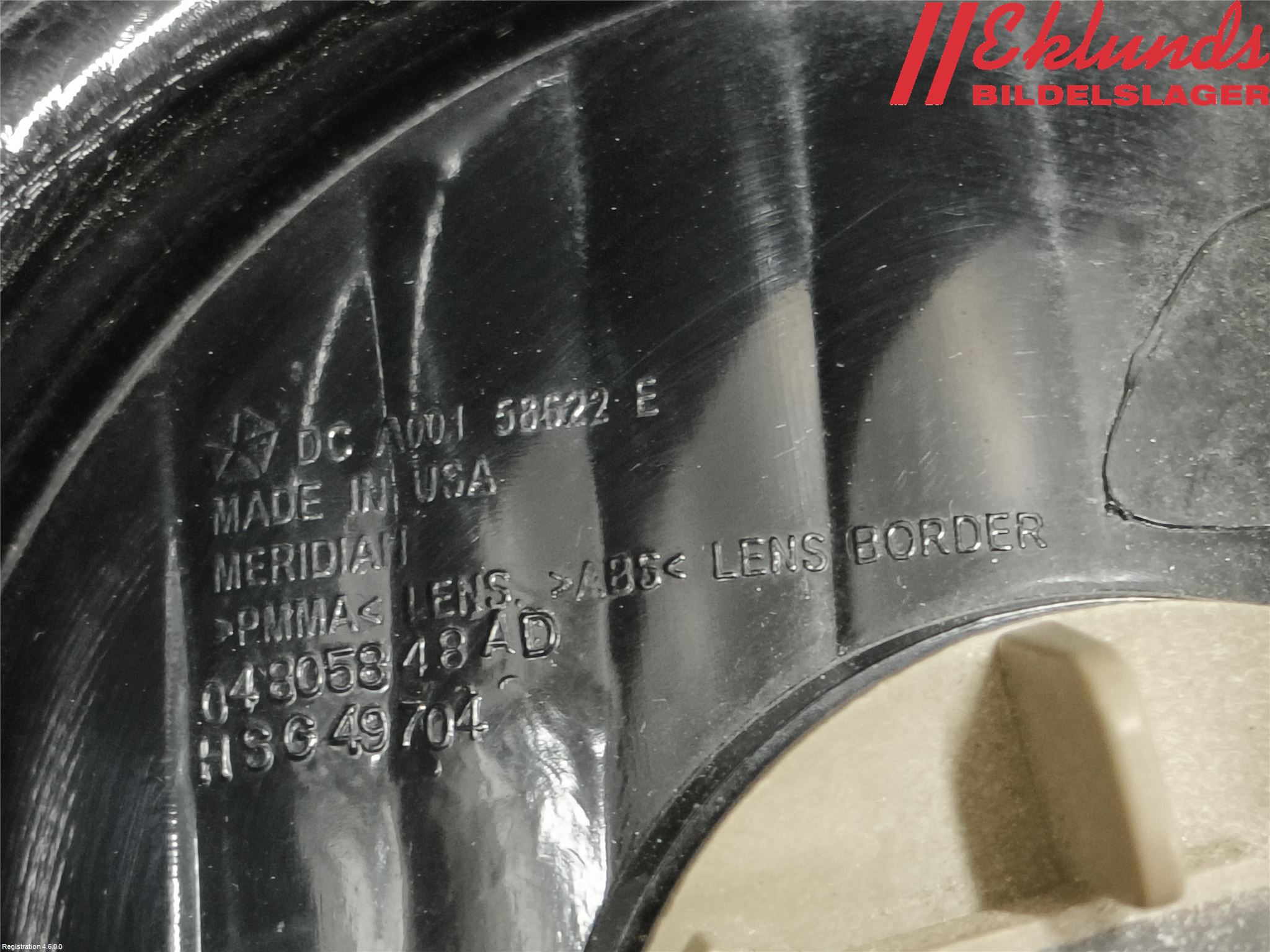 Dodge CHARGER 66- Bakljus Höger