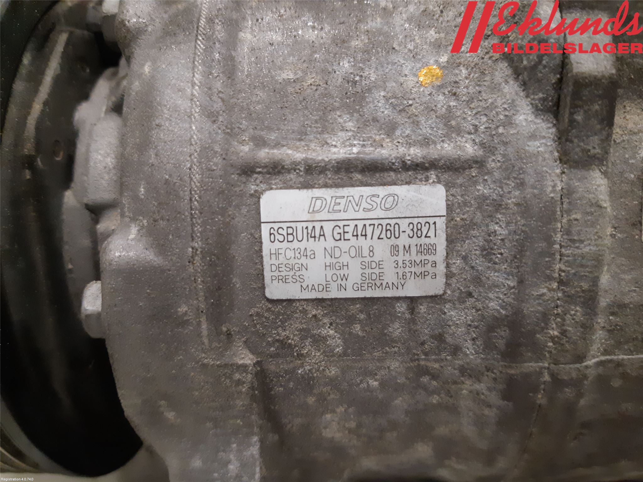 BMW 3 E90/91 SED/TOU 05-12 Ac Kompressor