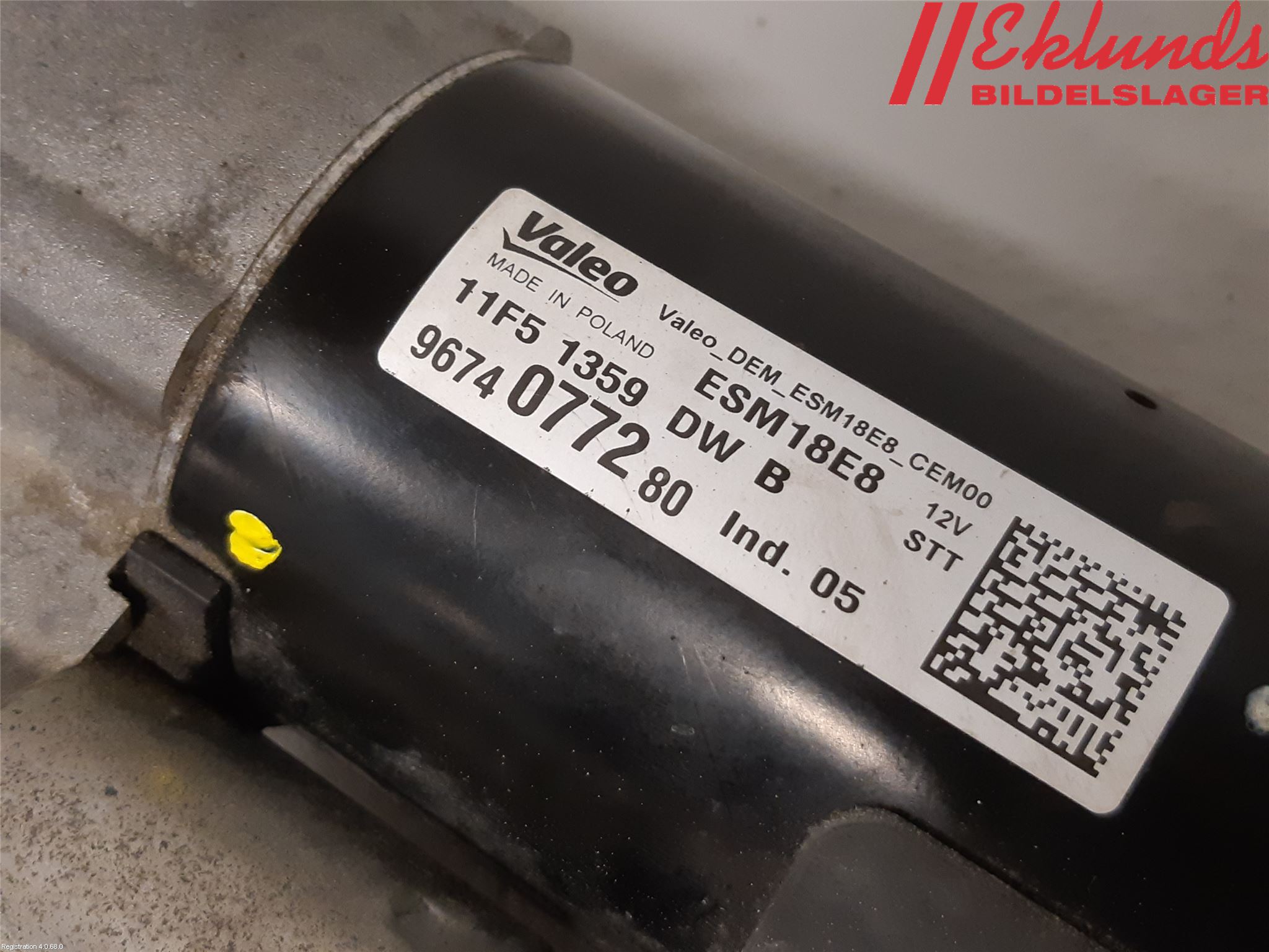 Peugeot 308 14-21 Startmotor