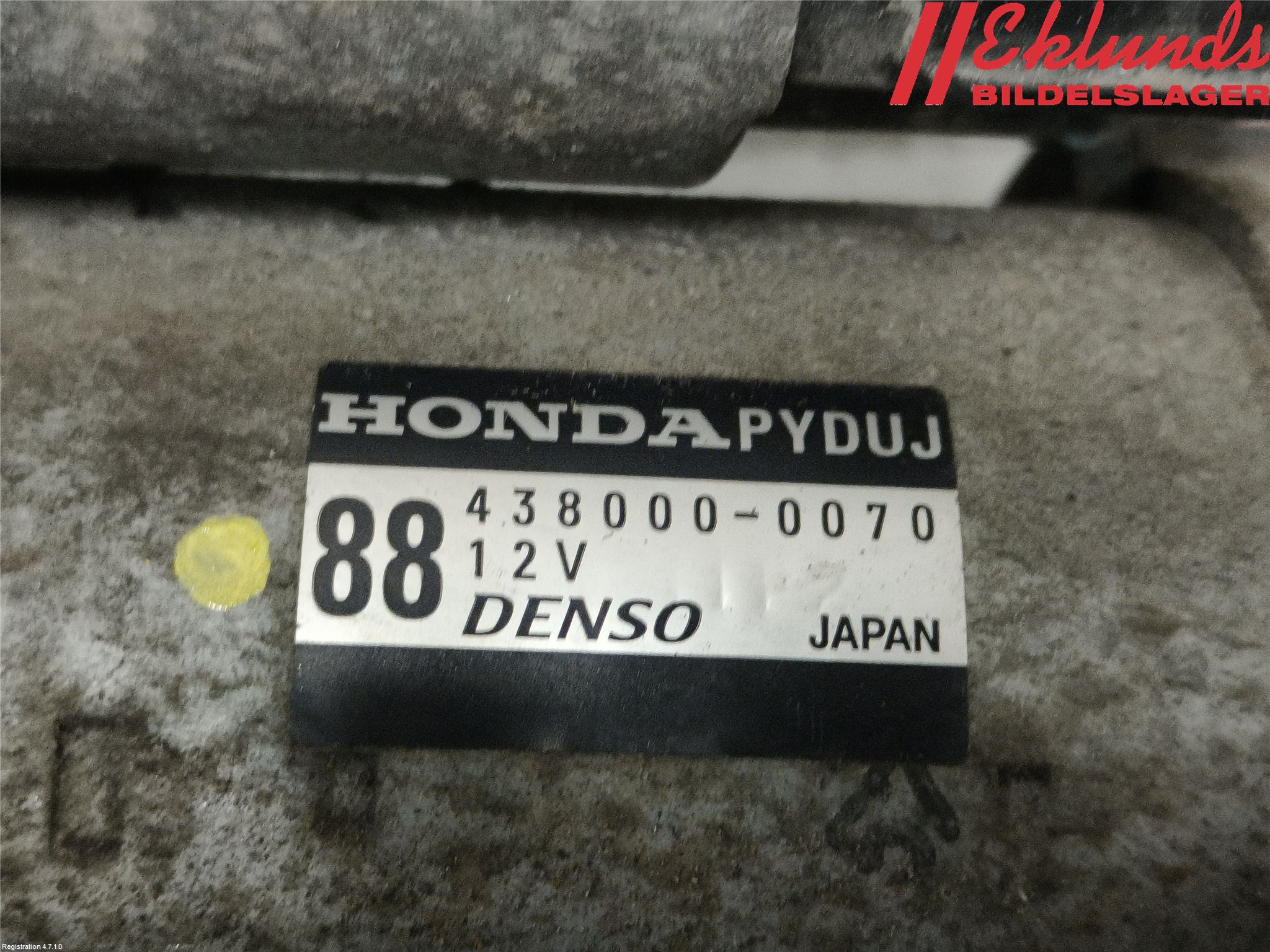 Honda CIVIC 12-16 Startmotor Diesel