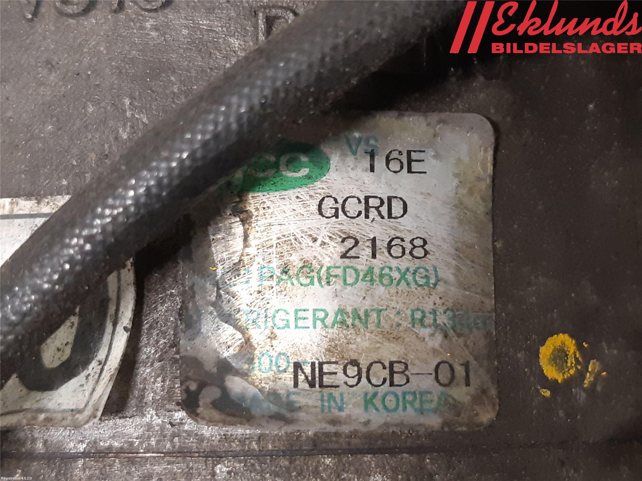 Kia SPORTAGE (SL) 11-15 Ac Kompressor