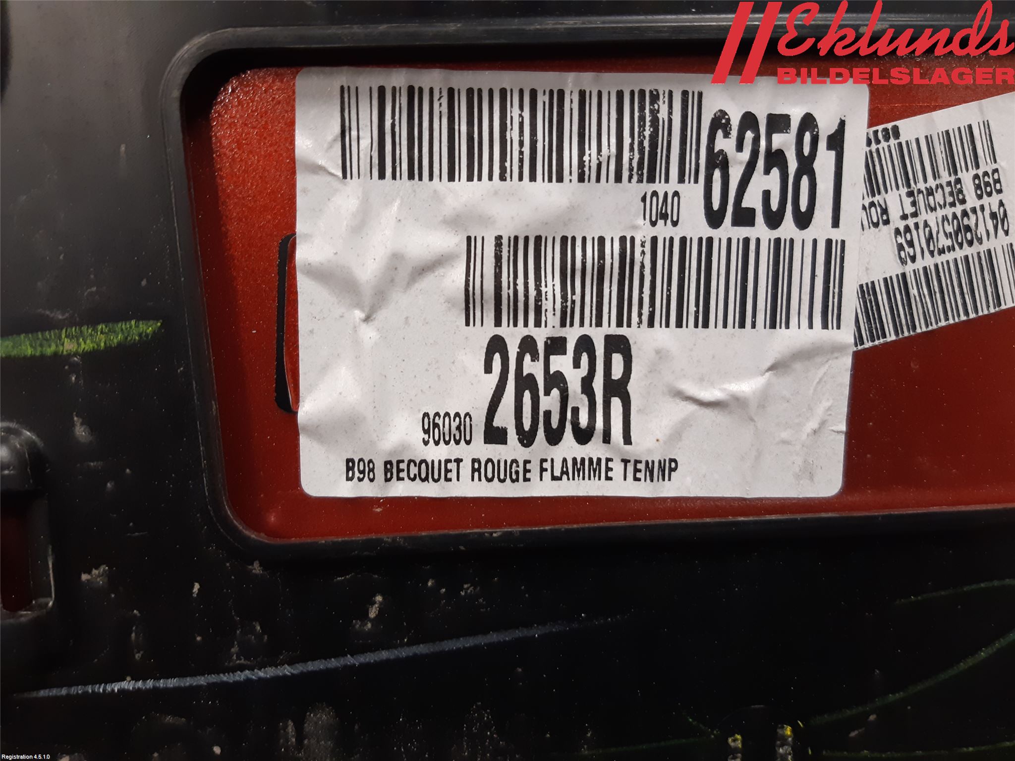 Renault CLIO IV 16-19 Spoiler Baklucka