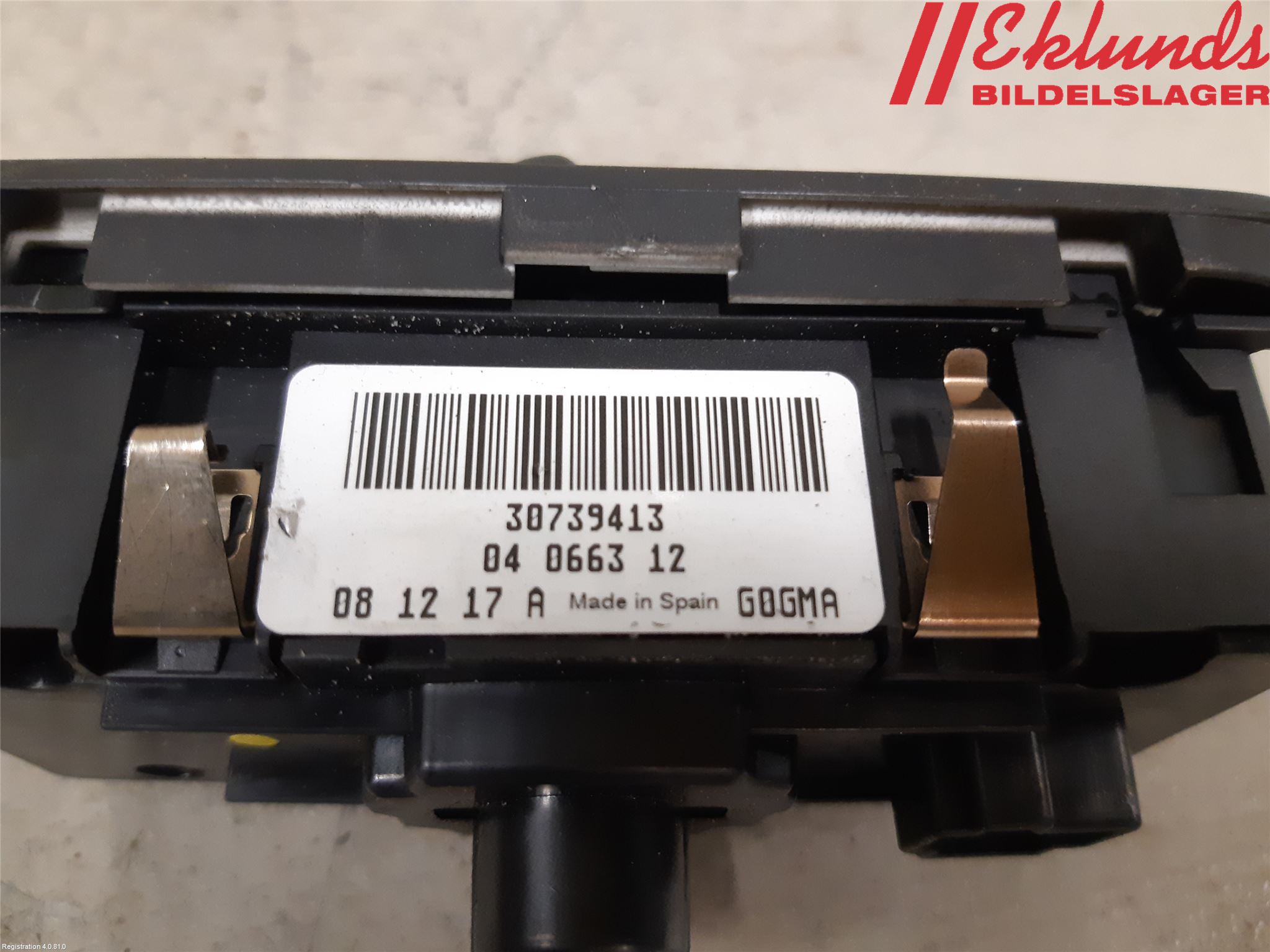 Volvo V70 08-13 Strömställare Ljus