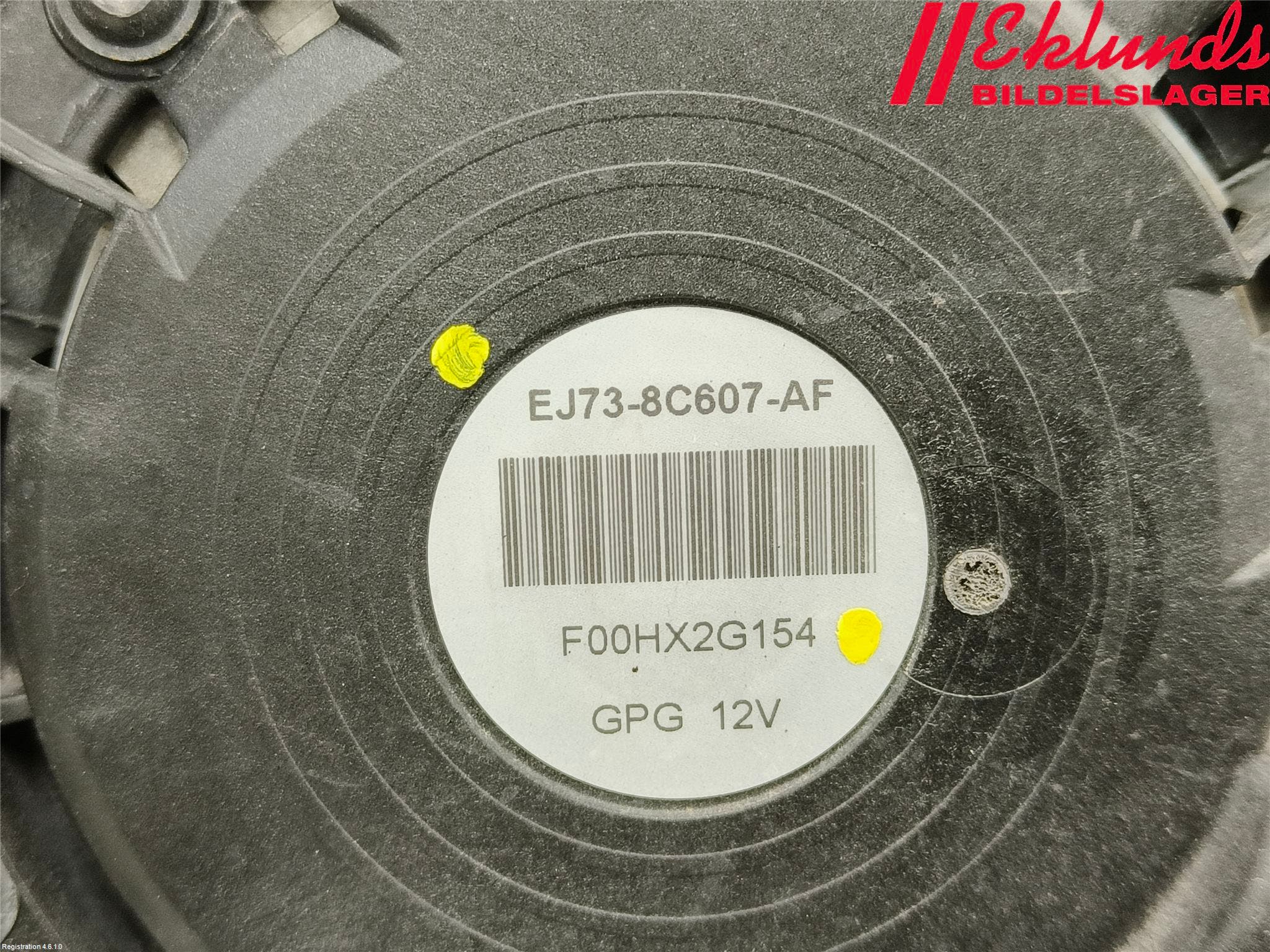 Ford KUGA 17-19 Kylfläkt El