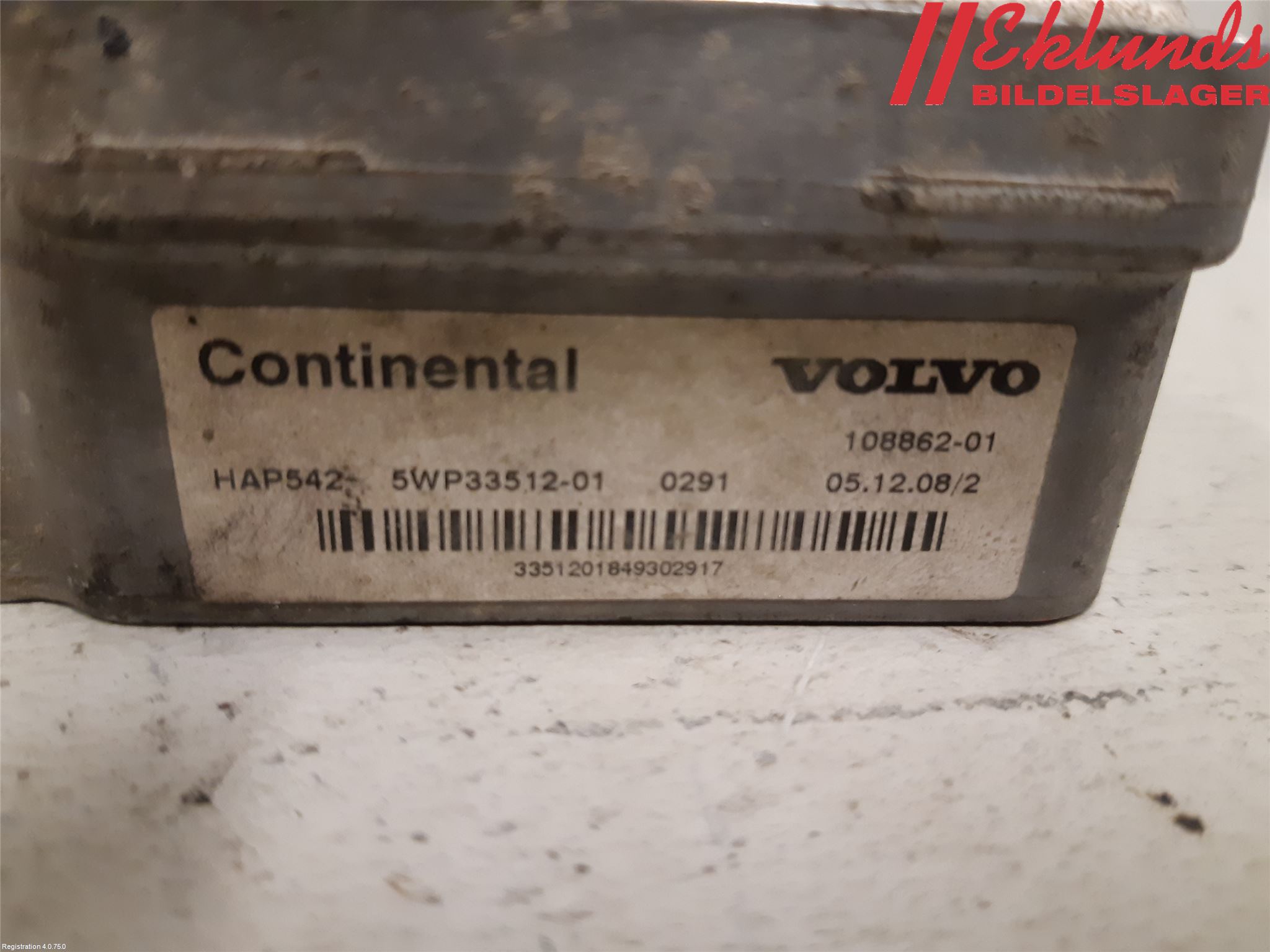 Volvo XC70 08-13 Styrenhet Fyrhjulsdrift