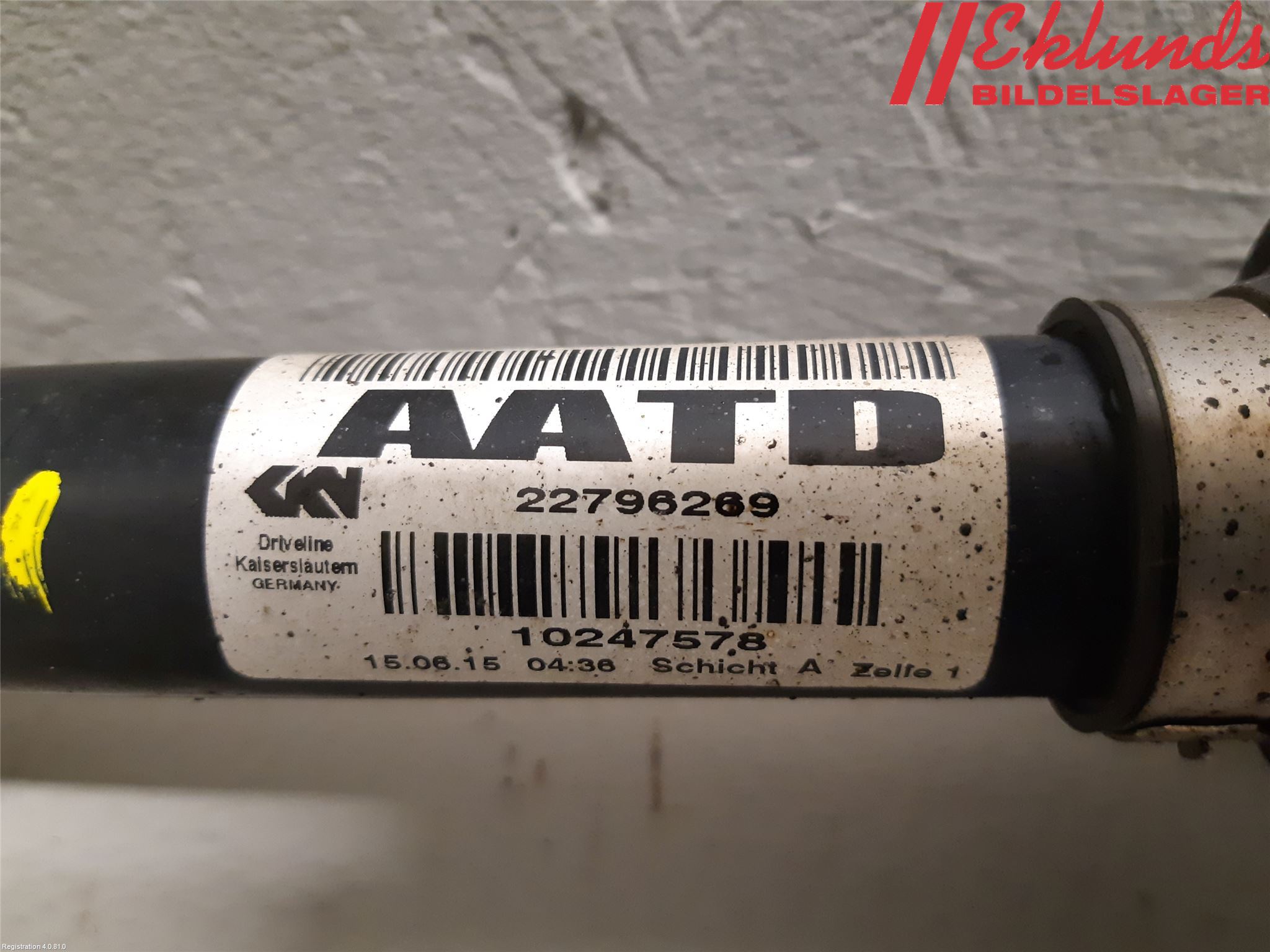 Opel INSIGNIA 09-16 Drivaxel Fram Höger