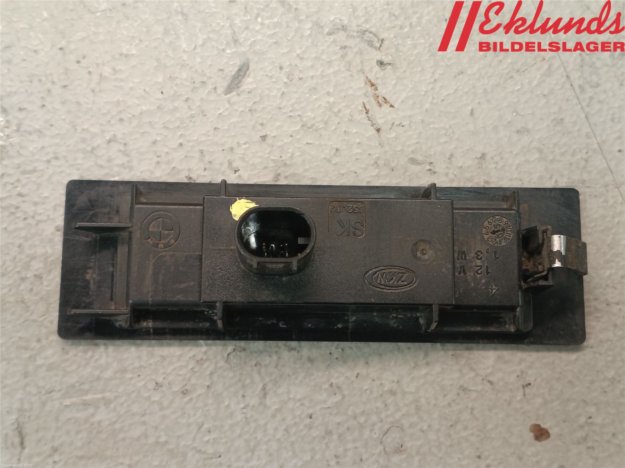 BMW 1 F20/F21 11-19 Skylt Belysning