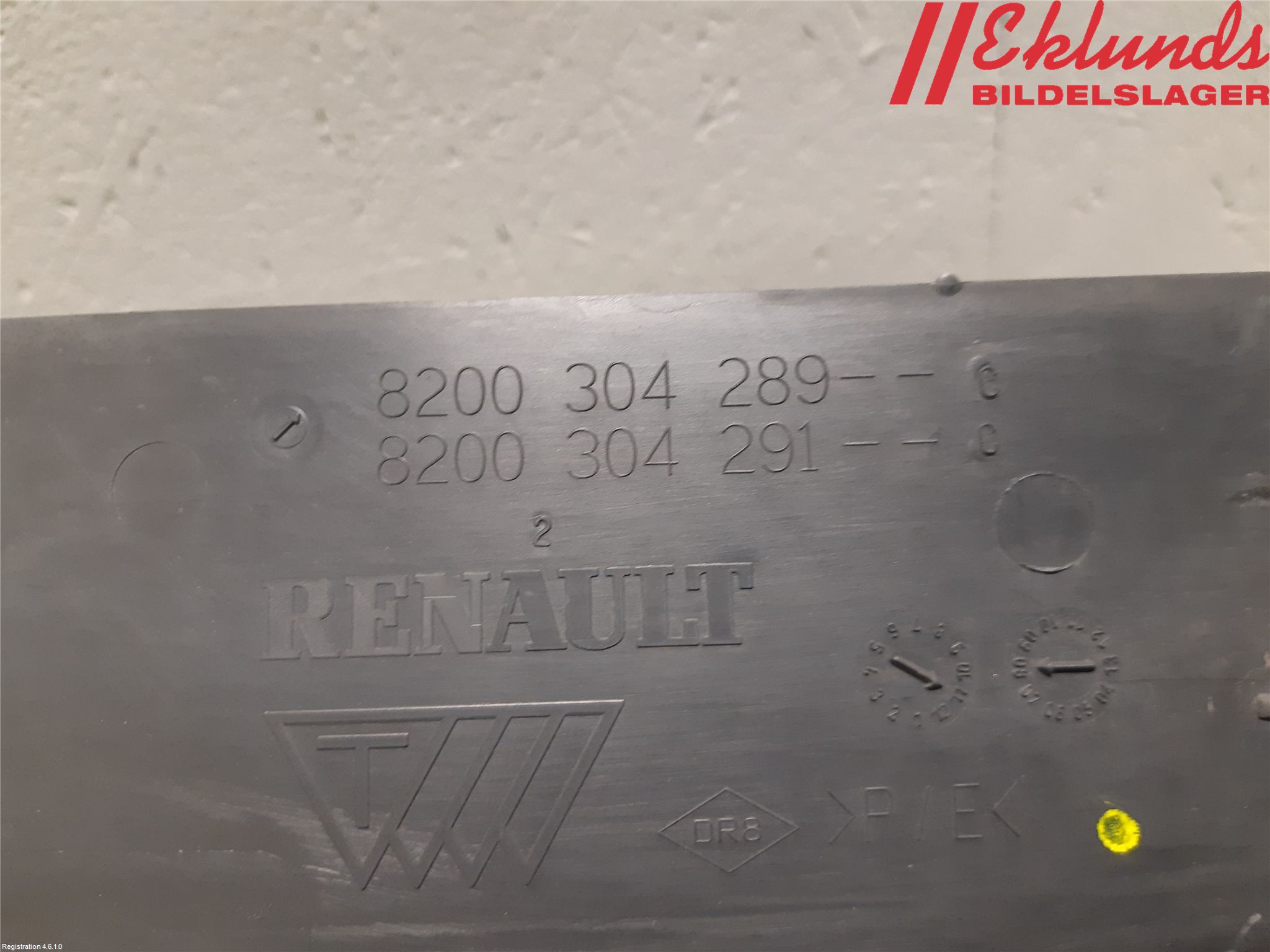 Renault CLIO III  06-09 Deflektor Plåt-Plast Kylning