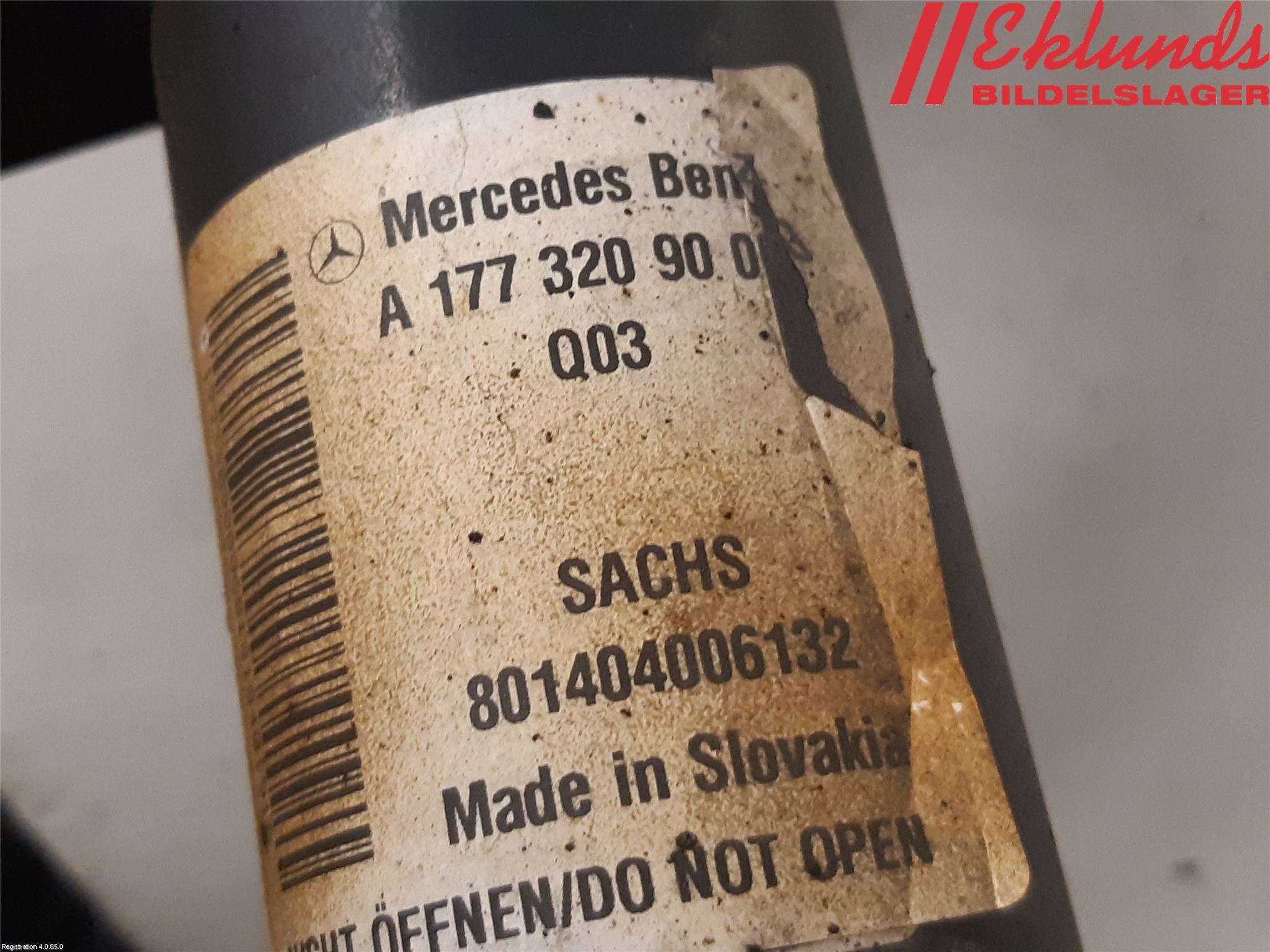 Mercedes-Benz MB A-KLASS (W177) 18- Fjäderben Fram Höger