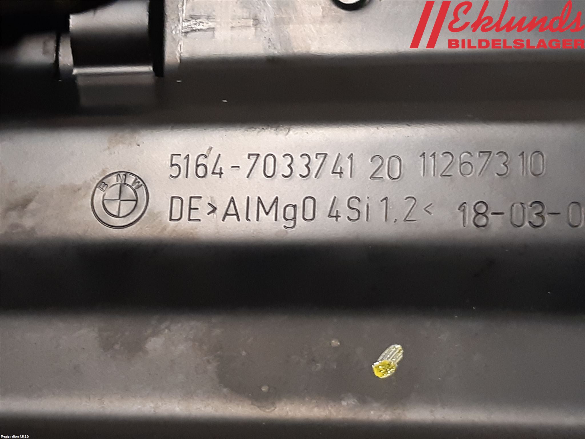 BMW 5 E60/61 Sed/Tou 02-10 Frontplåt