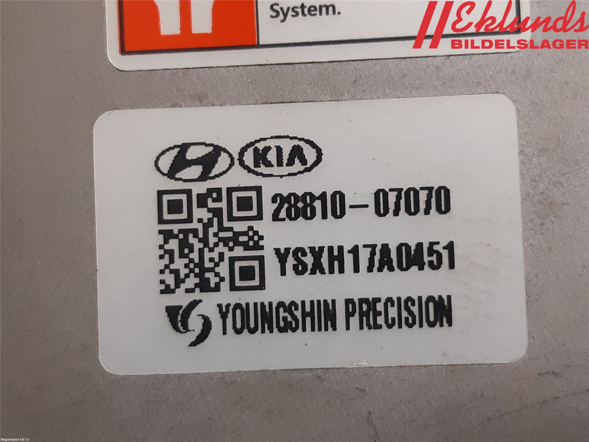 Hyundai KONA/ELECTRIC SX2 23- Vakuumpump