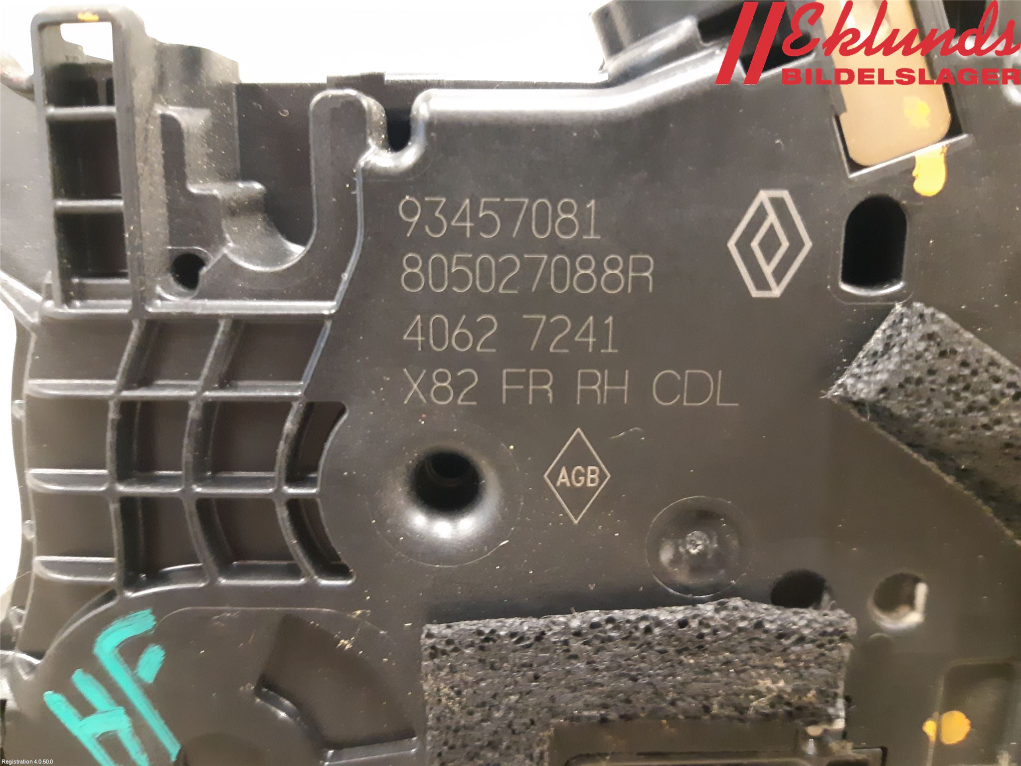 Renault TRAFIC/E-TECH 15- Låskista-Dörrlås