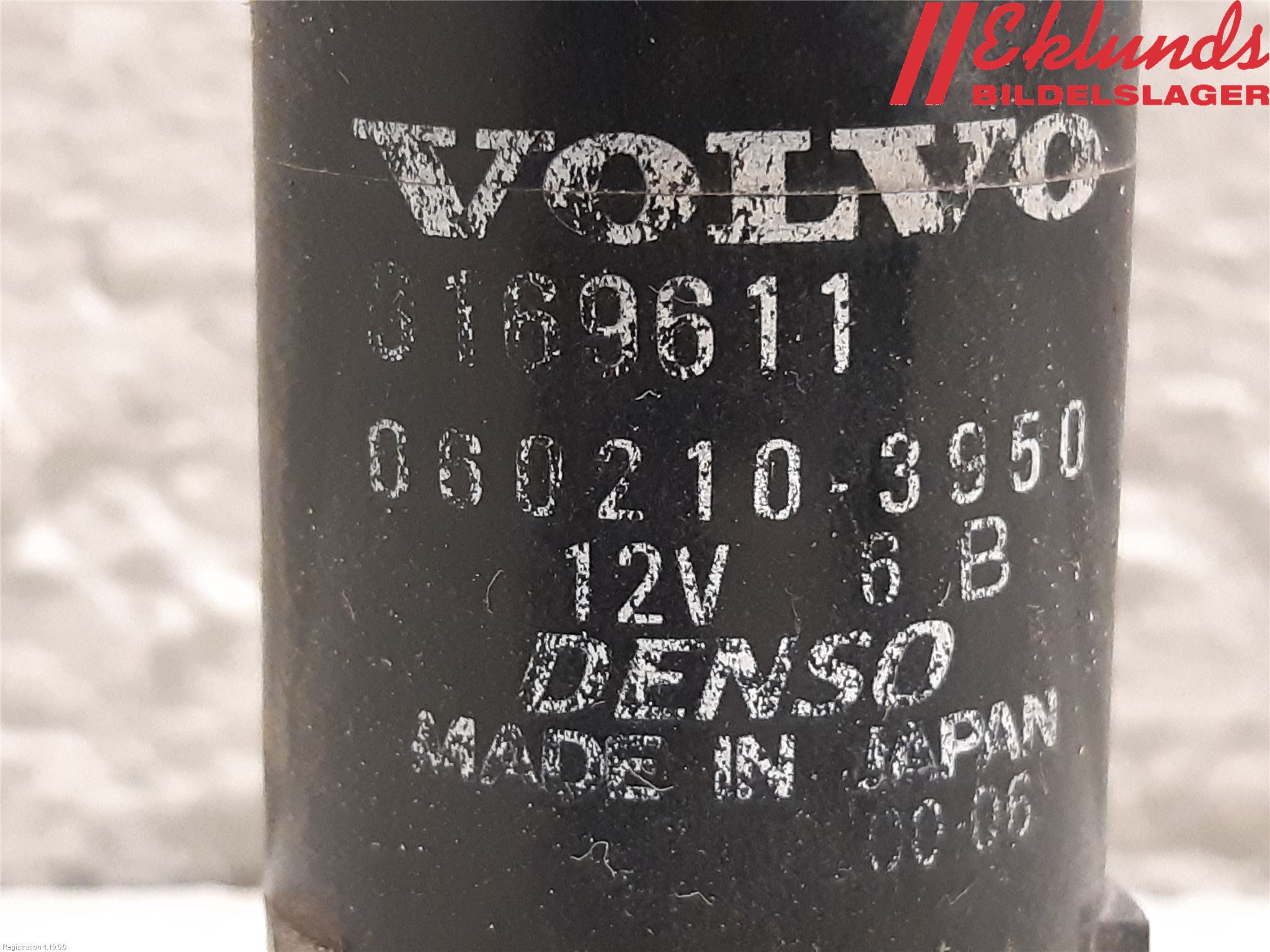 Volvo S60 01-04 Spolarpump Vindruta