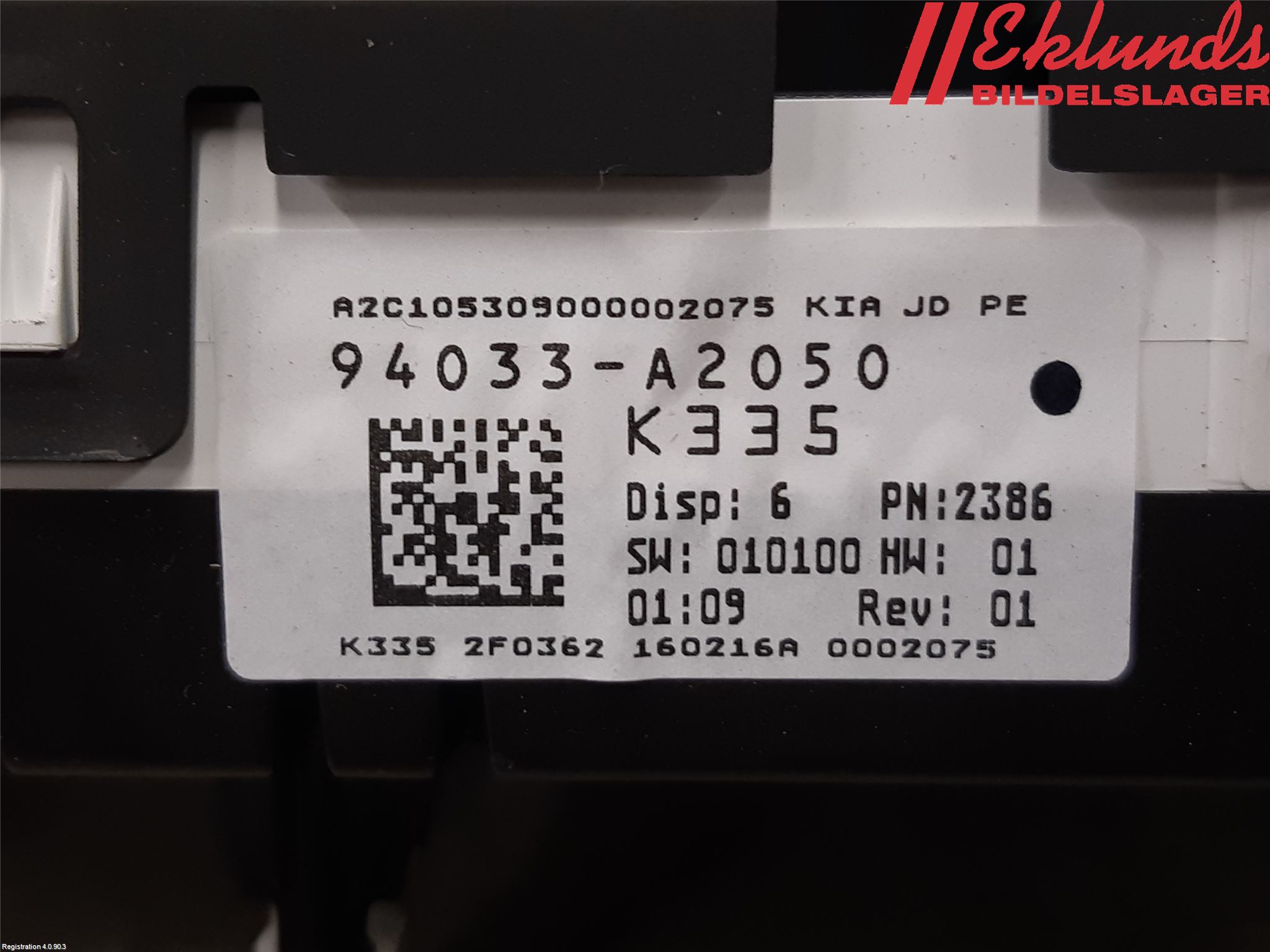 Kia CEED 12-18 Instrument Komb