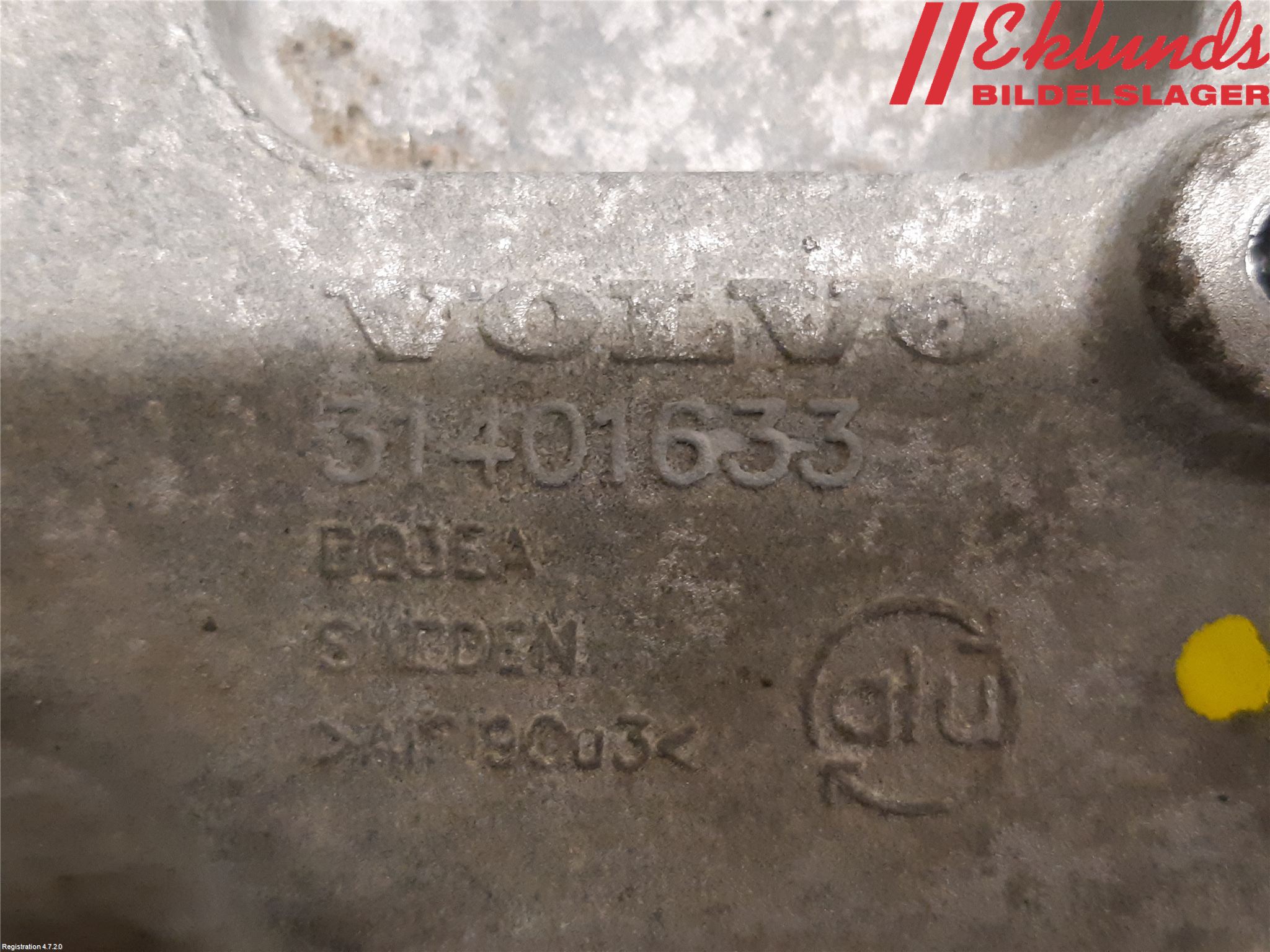 Volvo XC60 14-17 Motorfäste