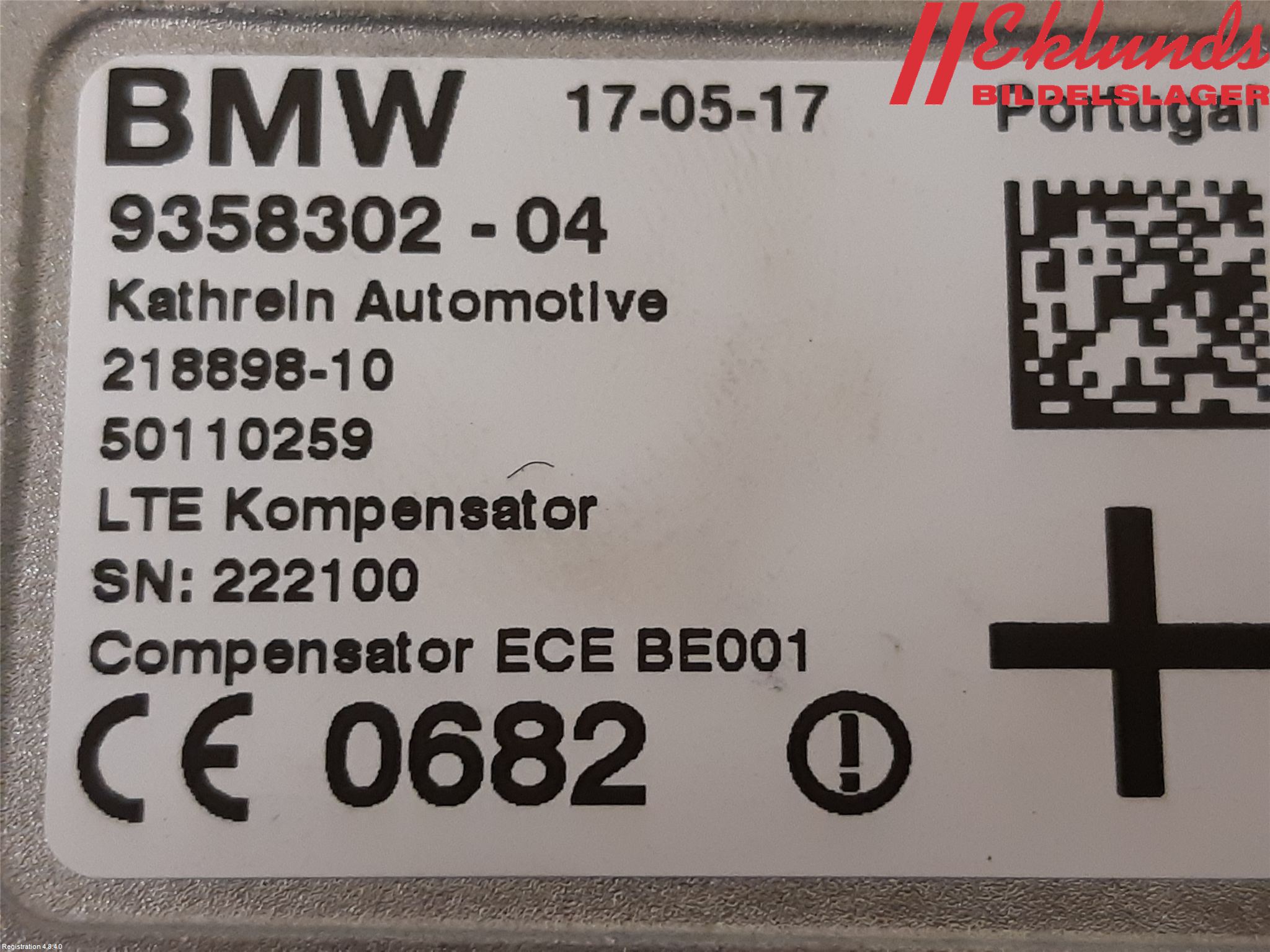 BMW X3 G01 18- Styrenhet Övrigt