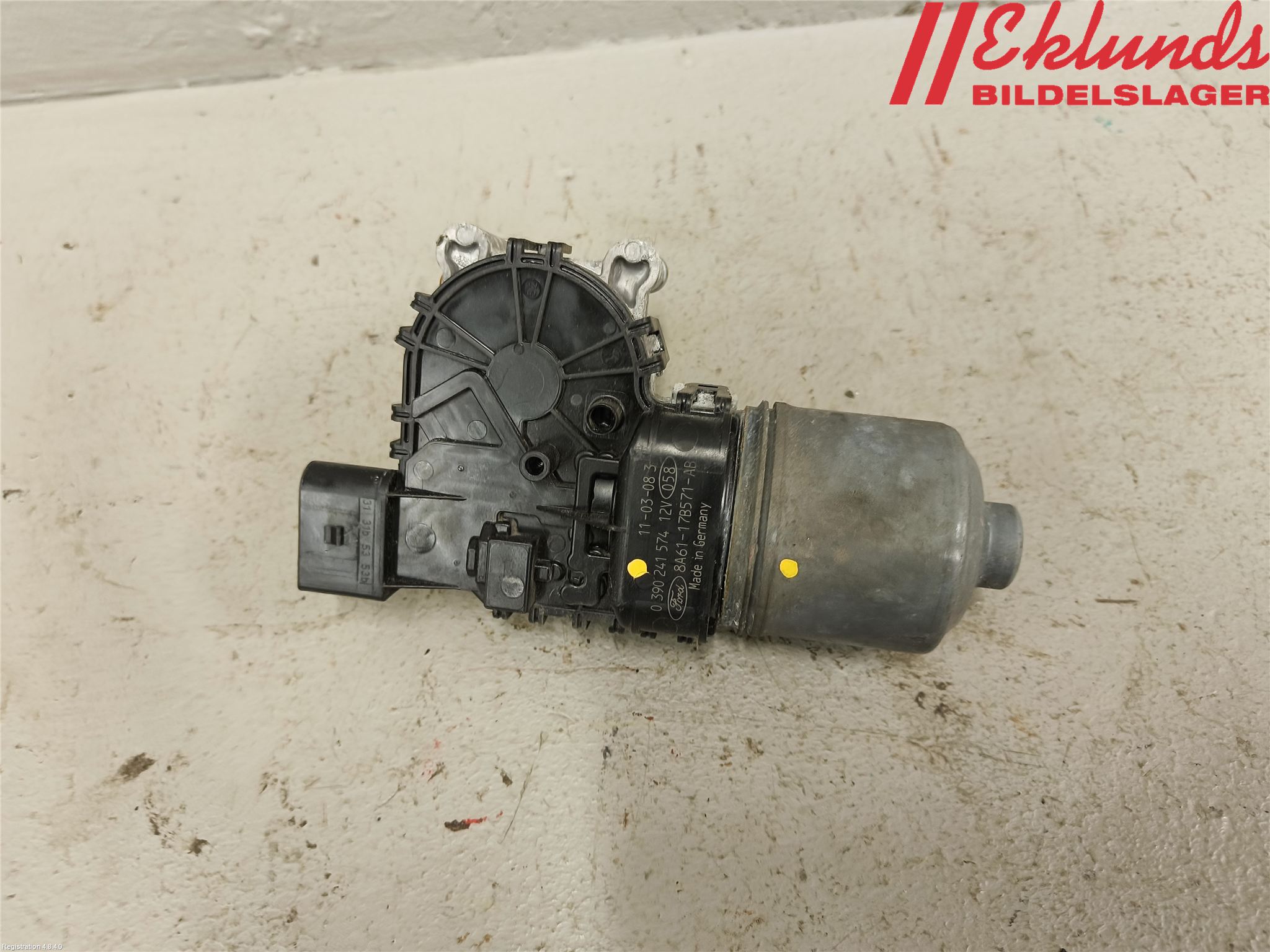 Ford FIESTA 09-12 Torkarmotor Vindruta