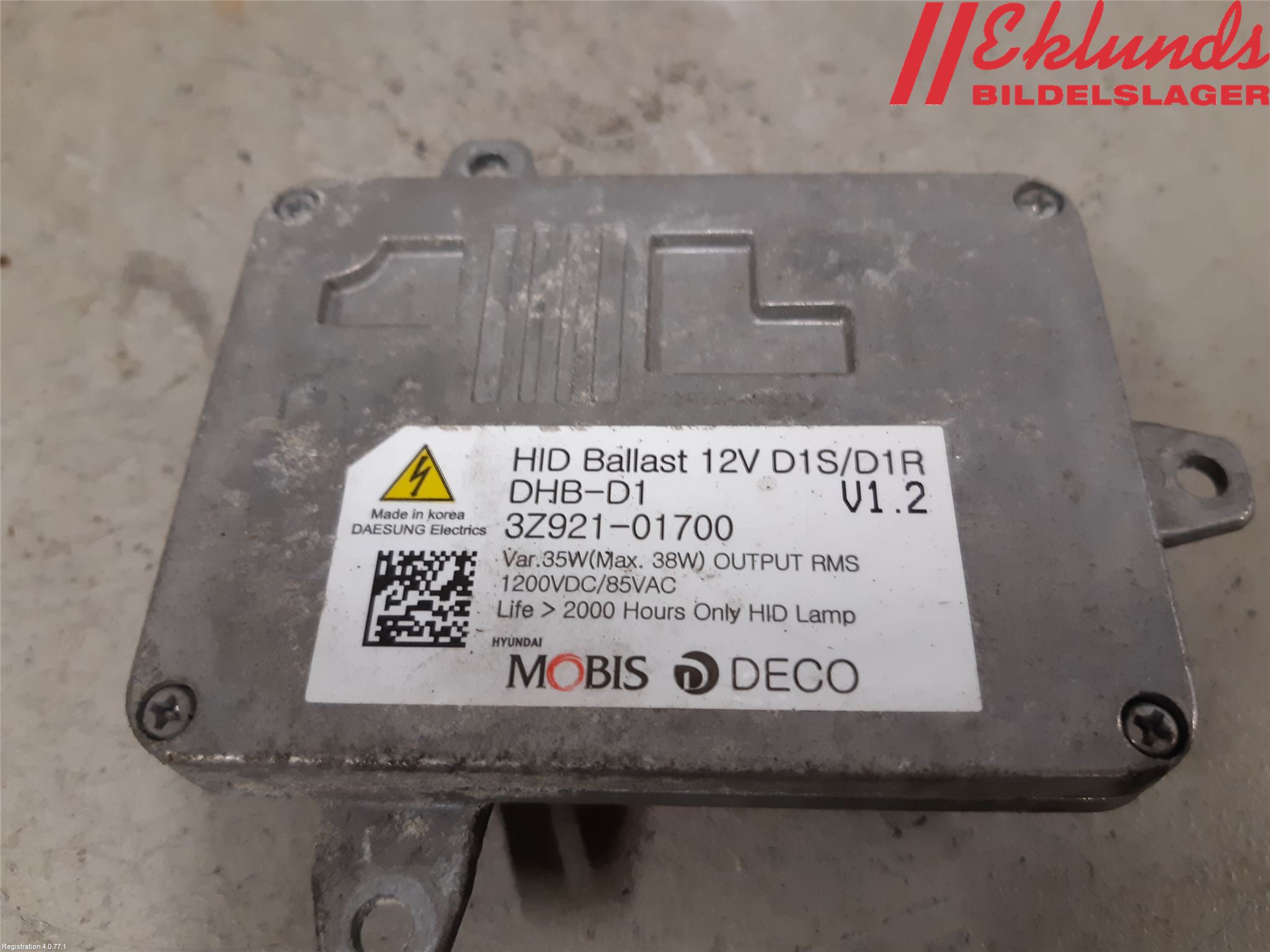 Hyundai i40 08-15 Styrenhet Strålkastare