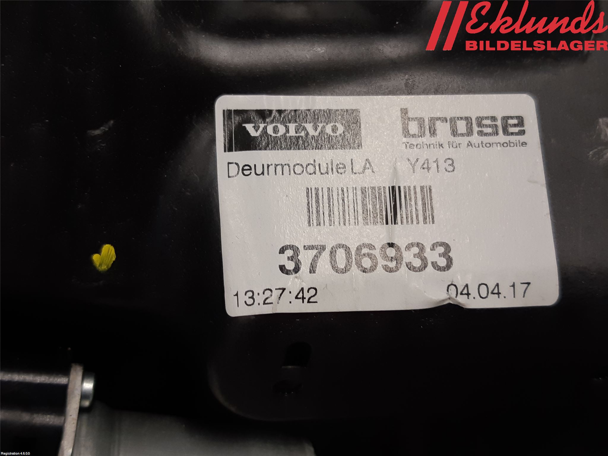 Volvo XC60 14-17 Fönsterhiss El Kompl