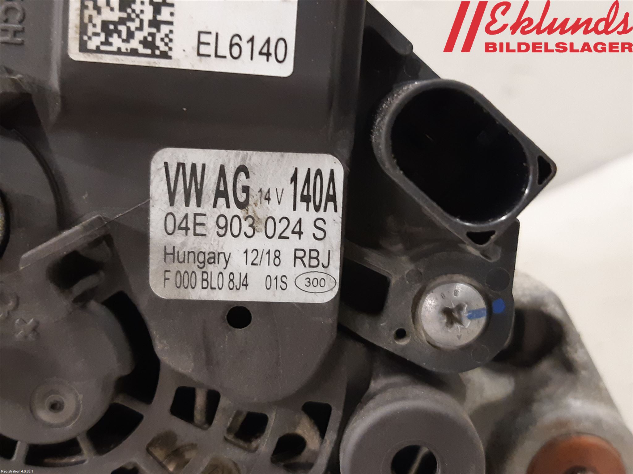 Volkswagen VW PASSAT 15-19 Generator