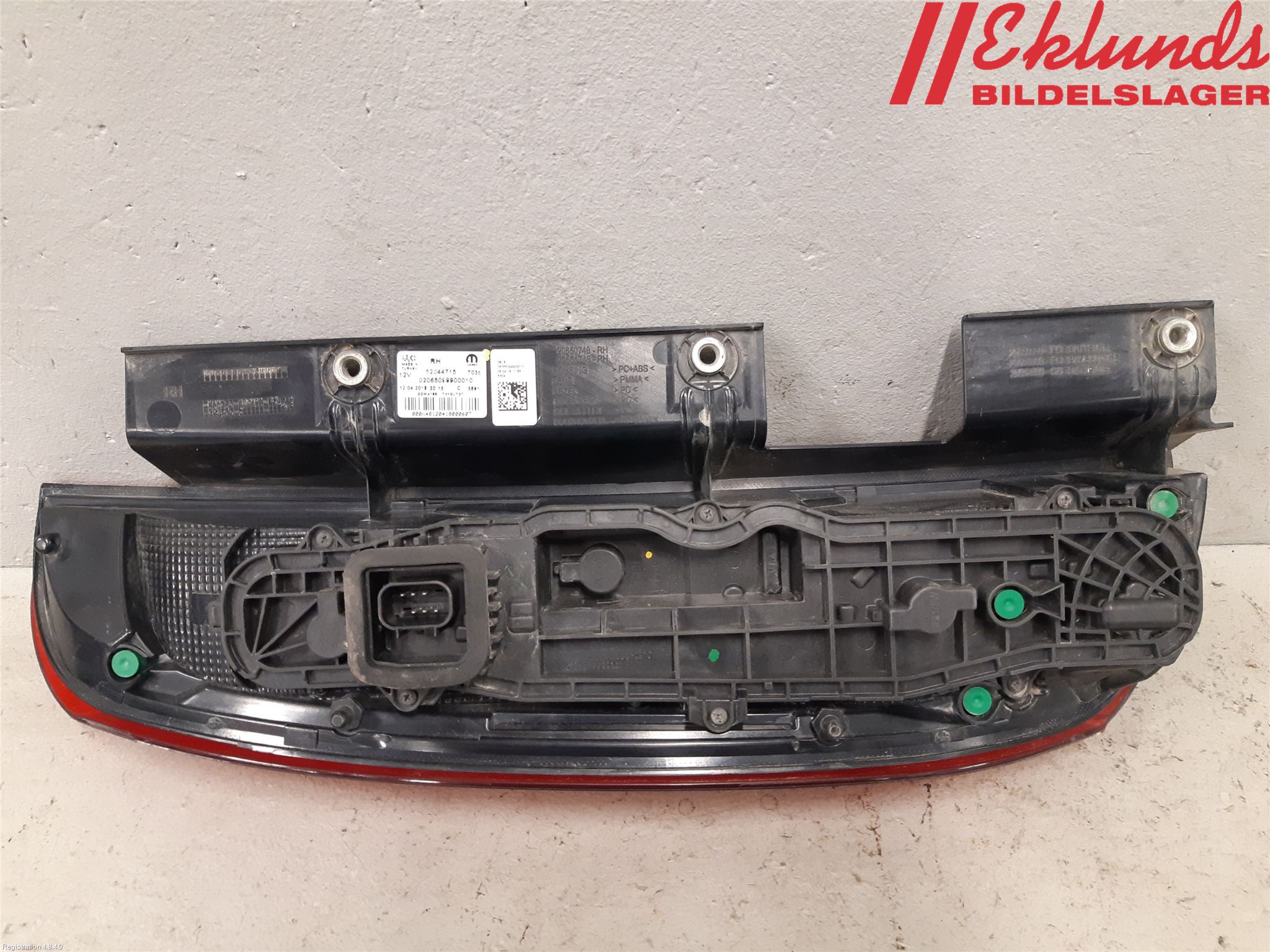 Fiat DOBLO CARGO Bakljus Höger